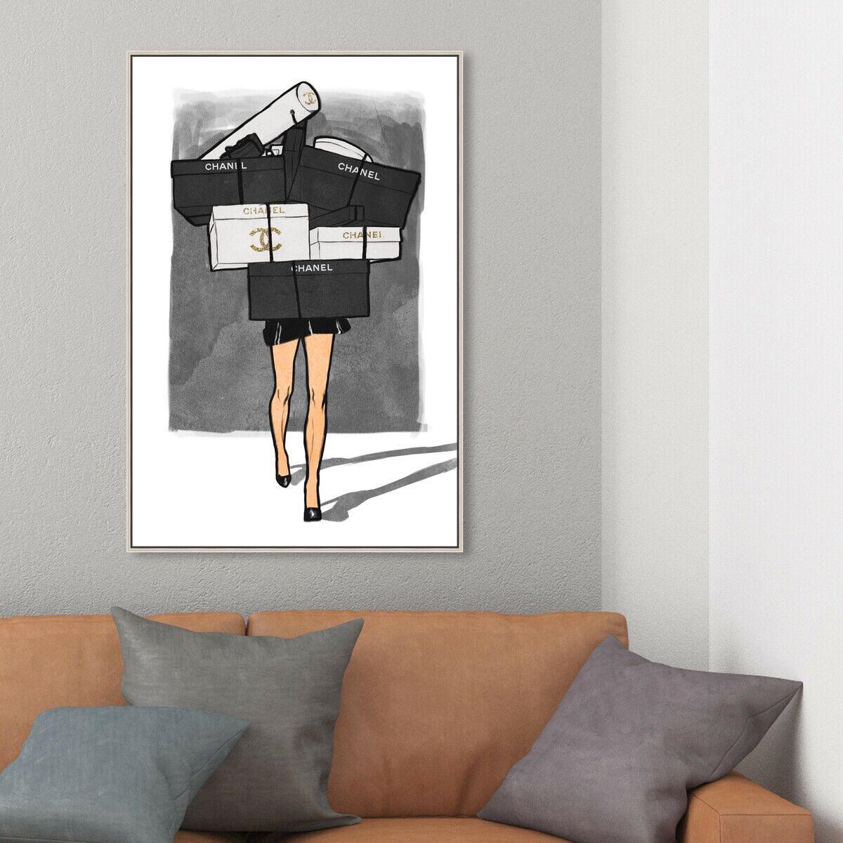 36x54/Framed Canvas/CFL