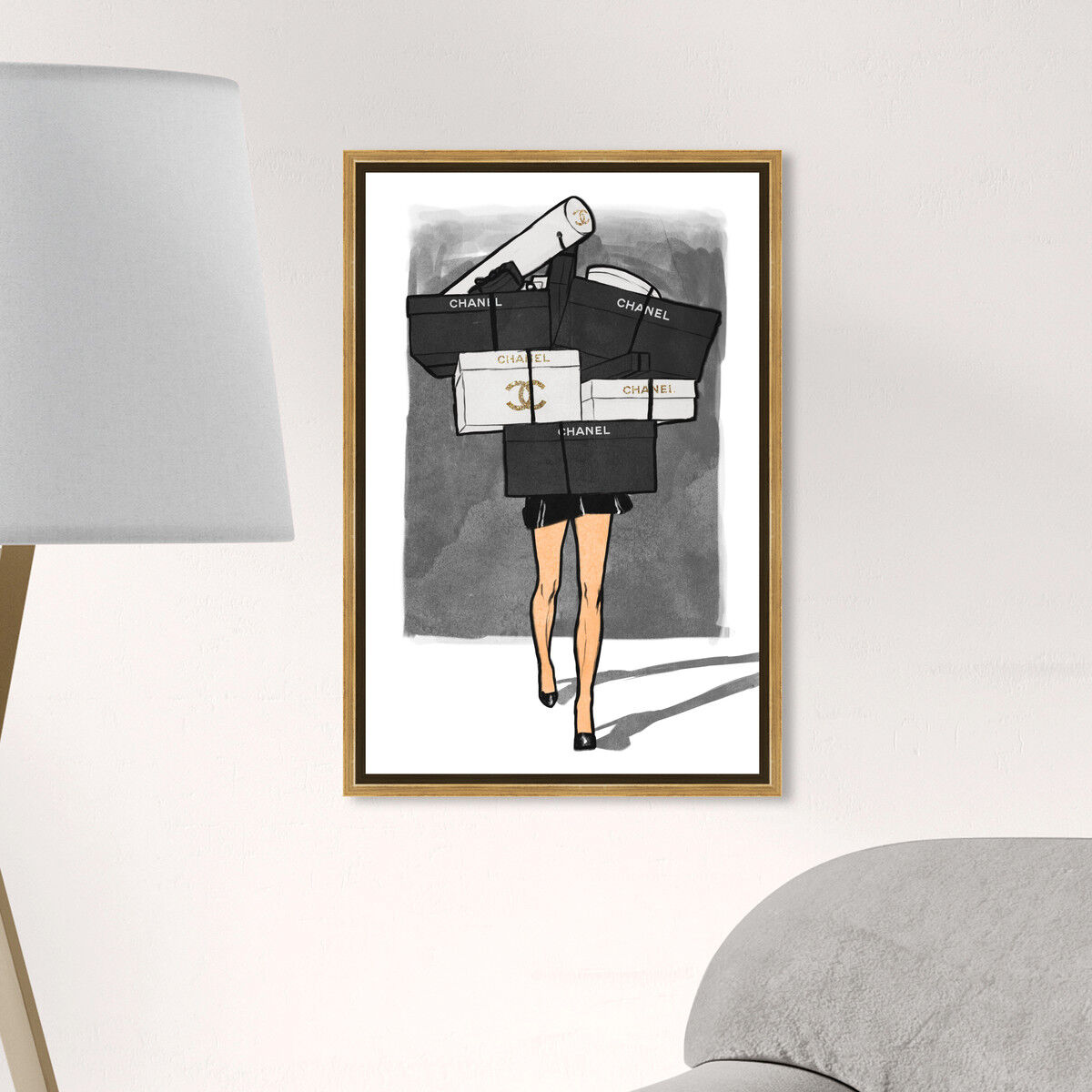 36x54/Framed Canvas/PSGLD
