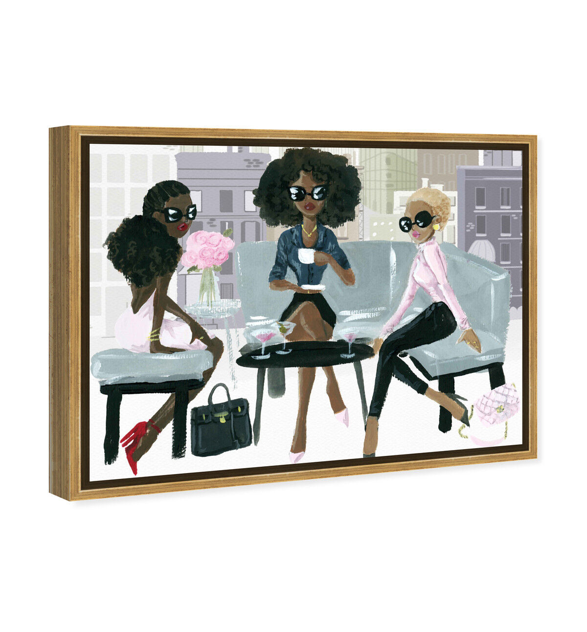 54x36/Framed Canvas/PSGLD