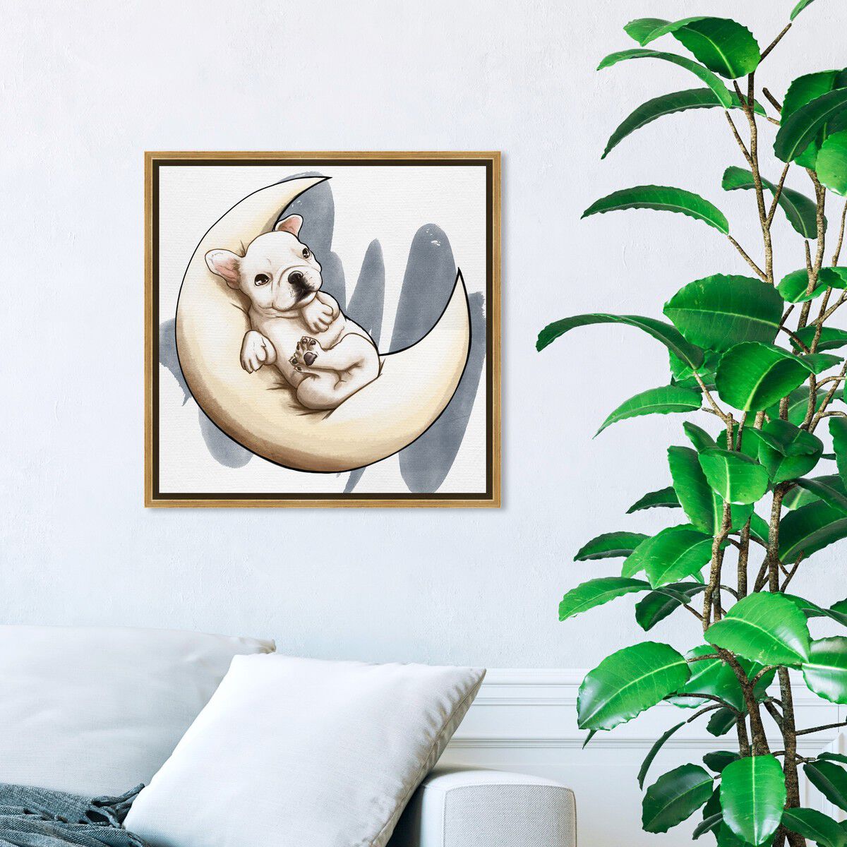 40x40/Framed Canvas/PSGLD