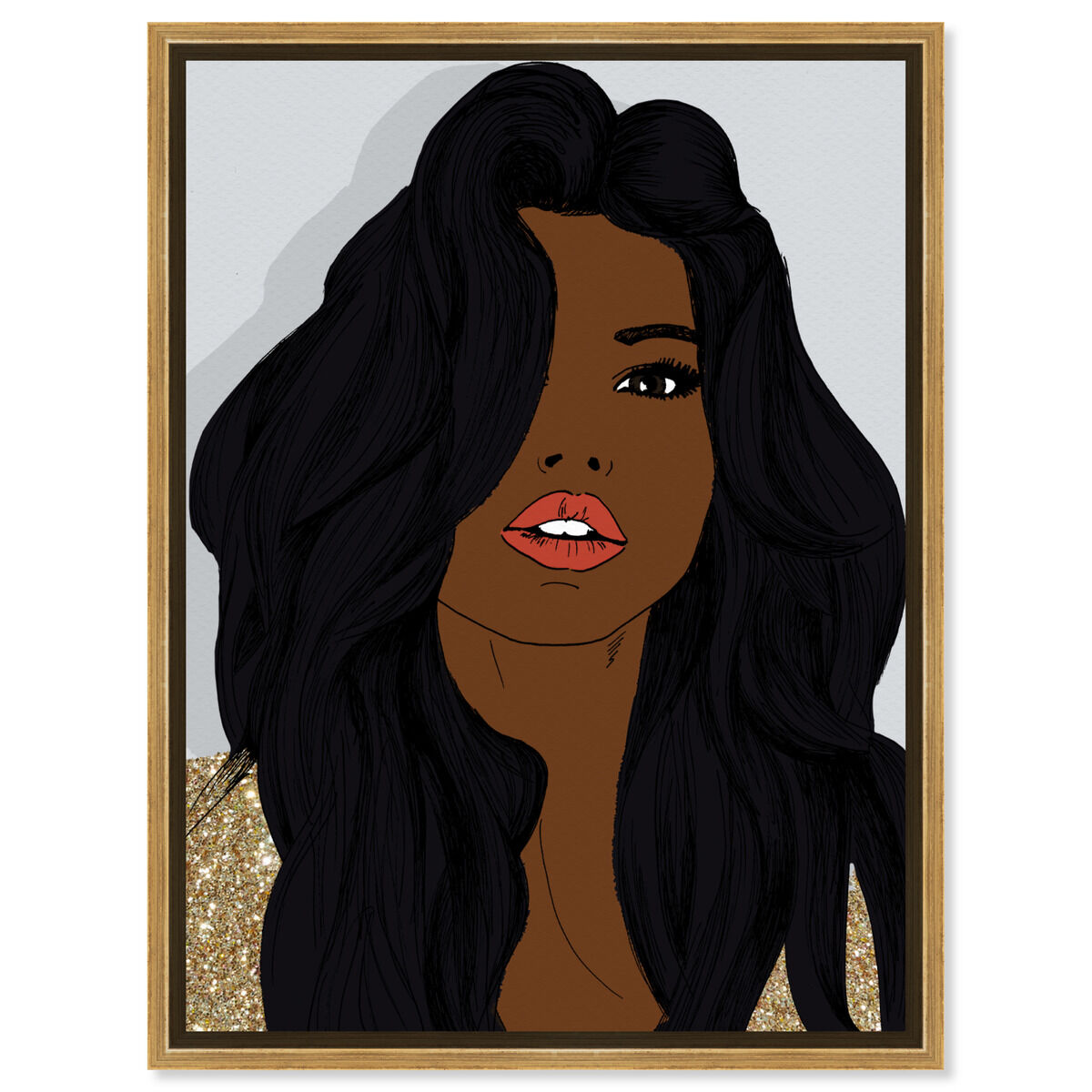 36x54/Framed Canvas/PSGLD