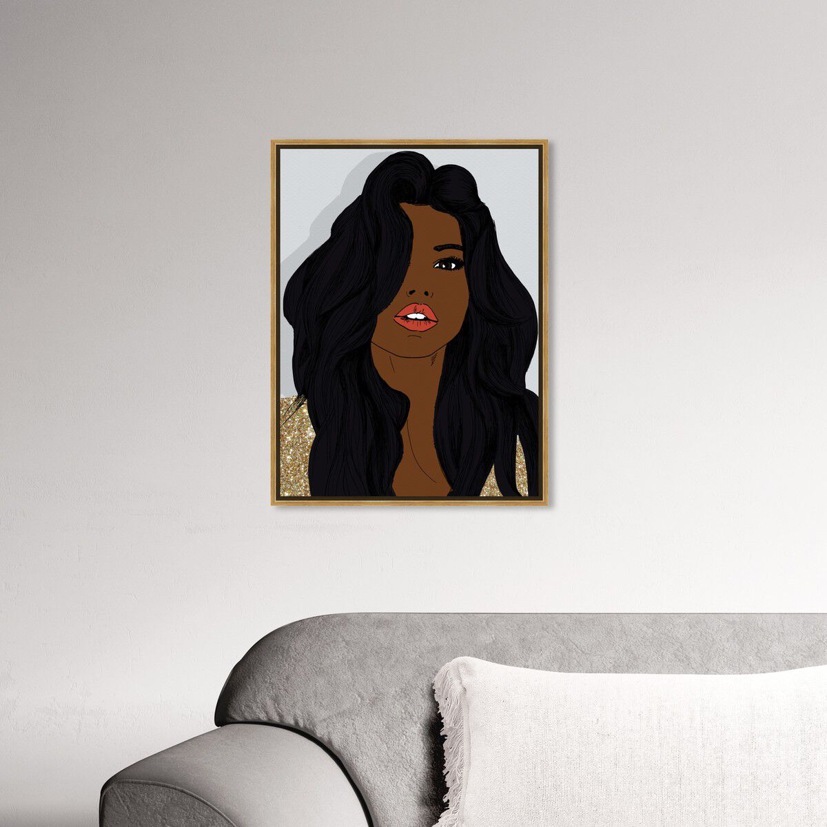 36x54/Framed Canvas/PSGLD