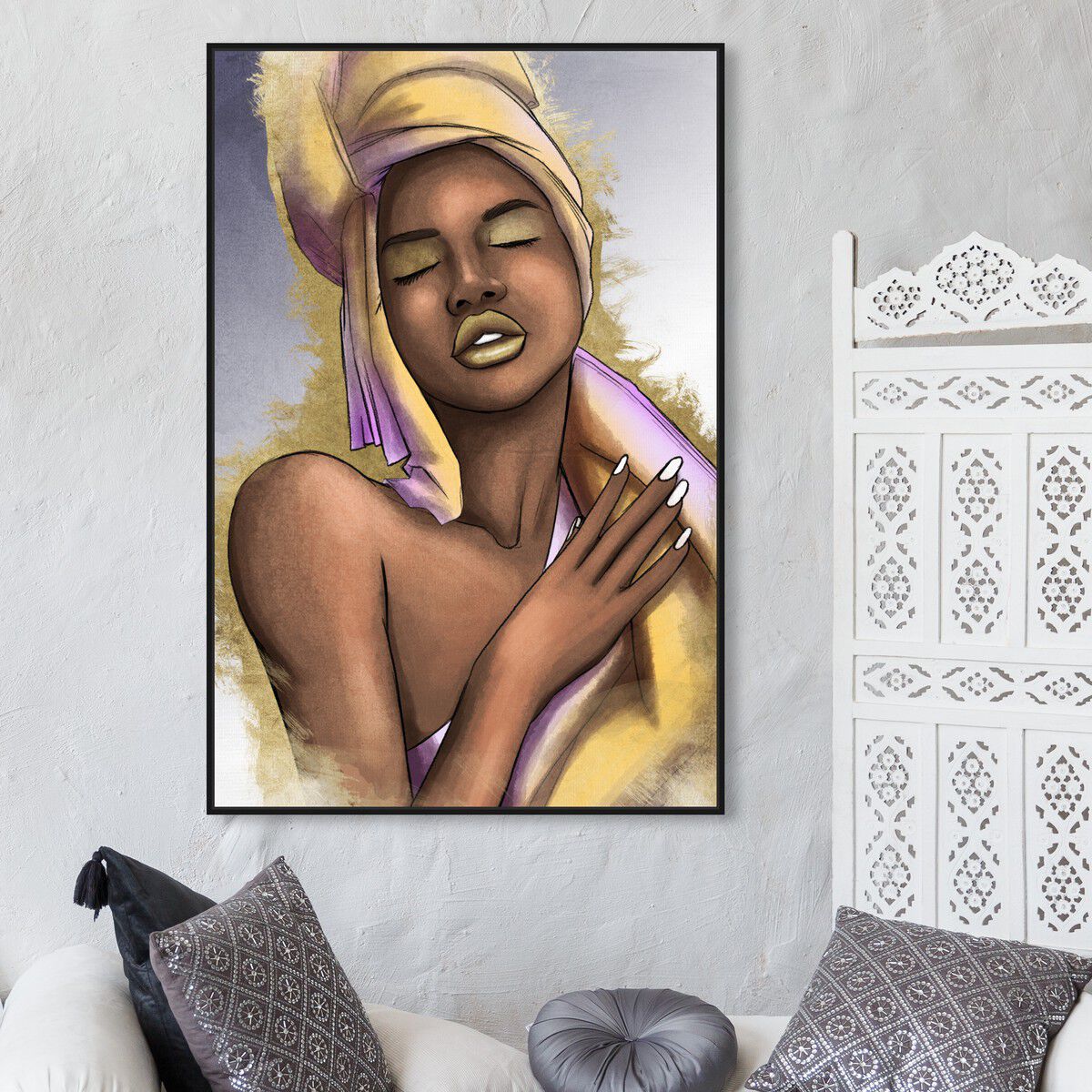 36x54/Framed Canvas/BFL