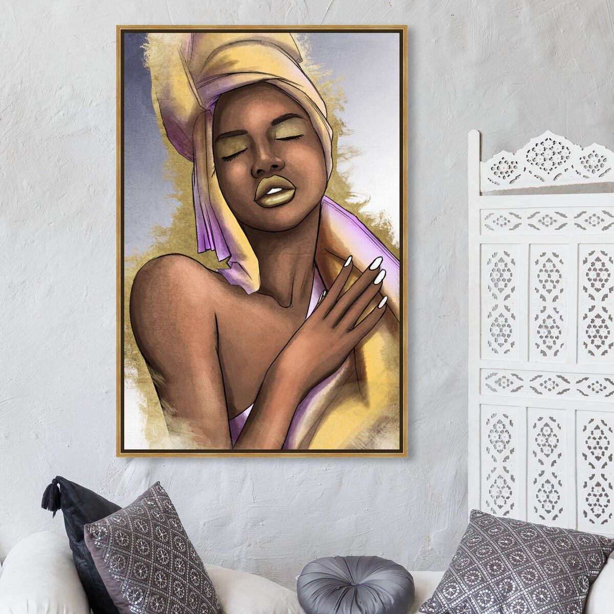 36x54/Framed Canvas/PSGLD
