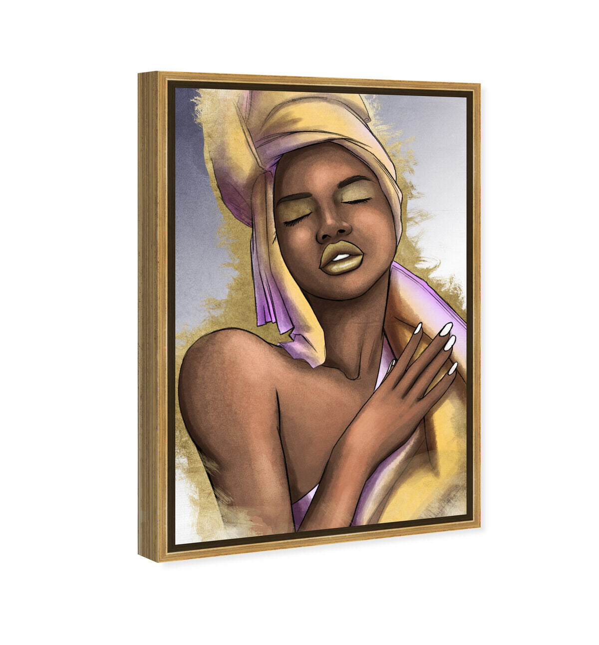 36x54/Framed Canvas/PSGLD