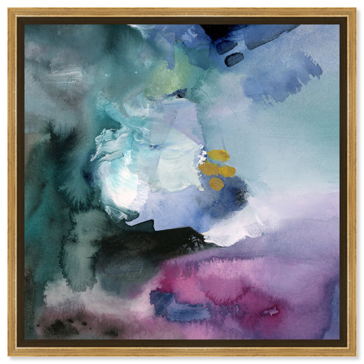 40x40/Framed Canvas/PSGLD