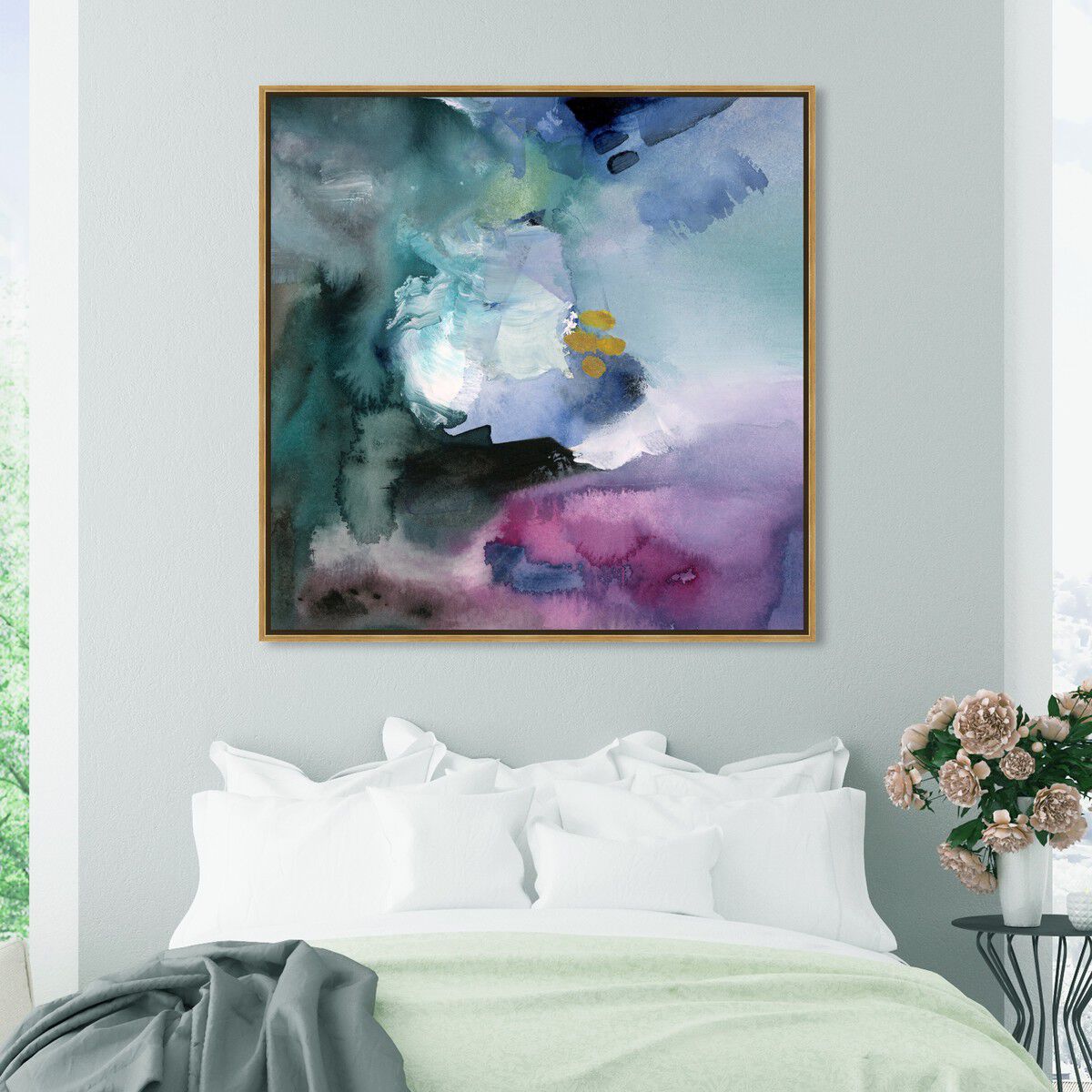 40x40/Framed Canvas/PSGLD