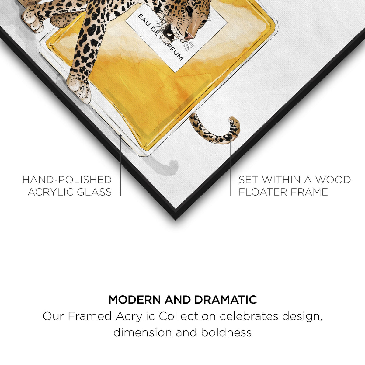 Exotic Perfume Leopard | Leopard Fashion Wall Art by Oliver Gal