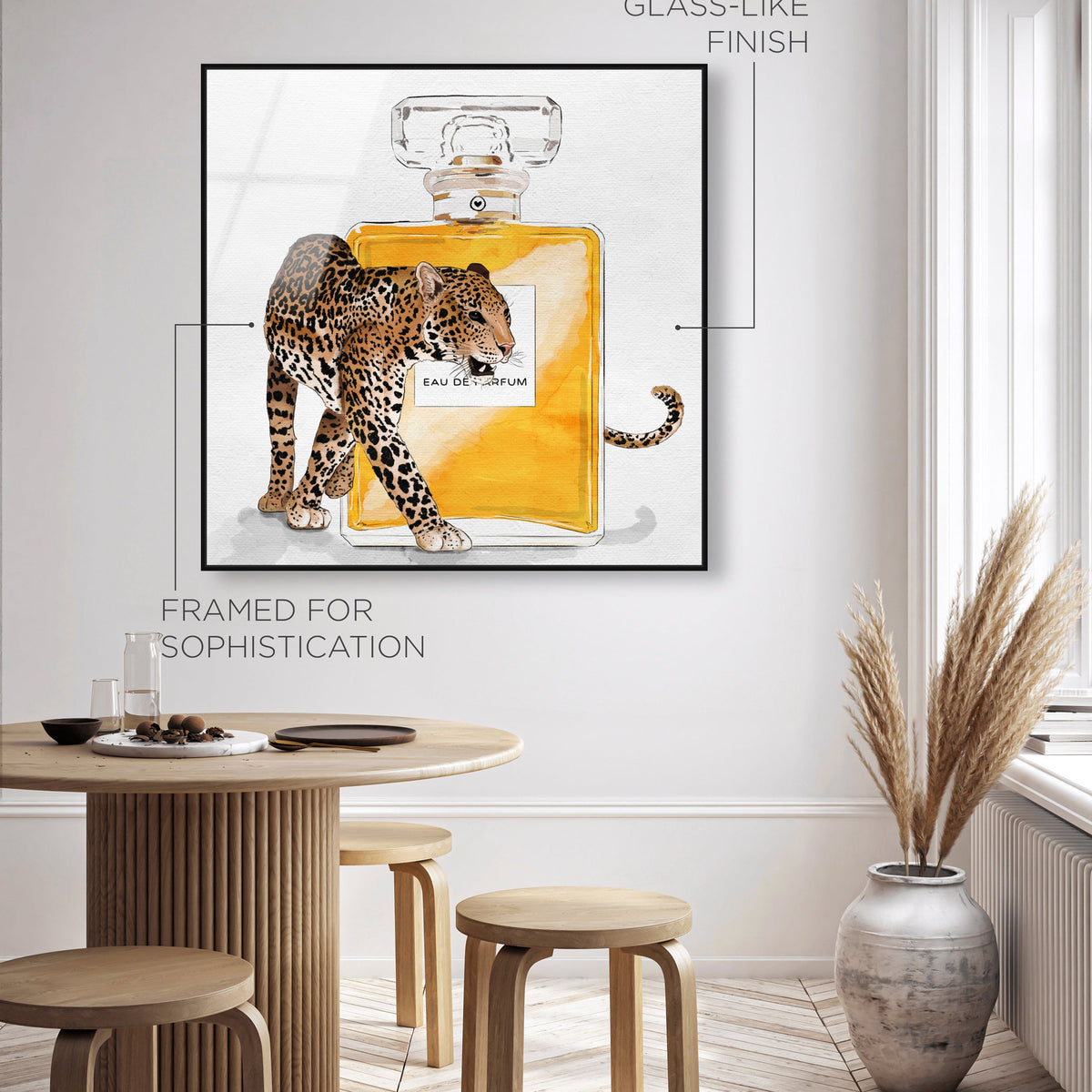 Exotic Perfume Leopard | Leopard Fashion Wall Art by Oliver Gal
