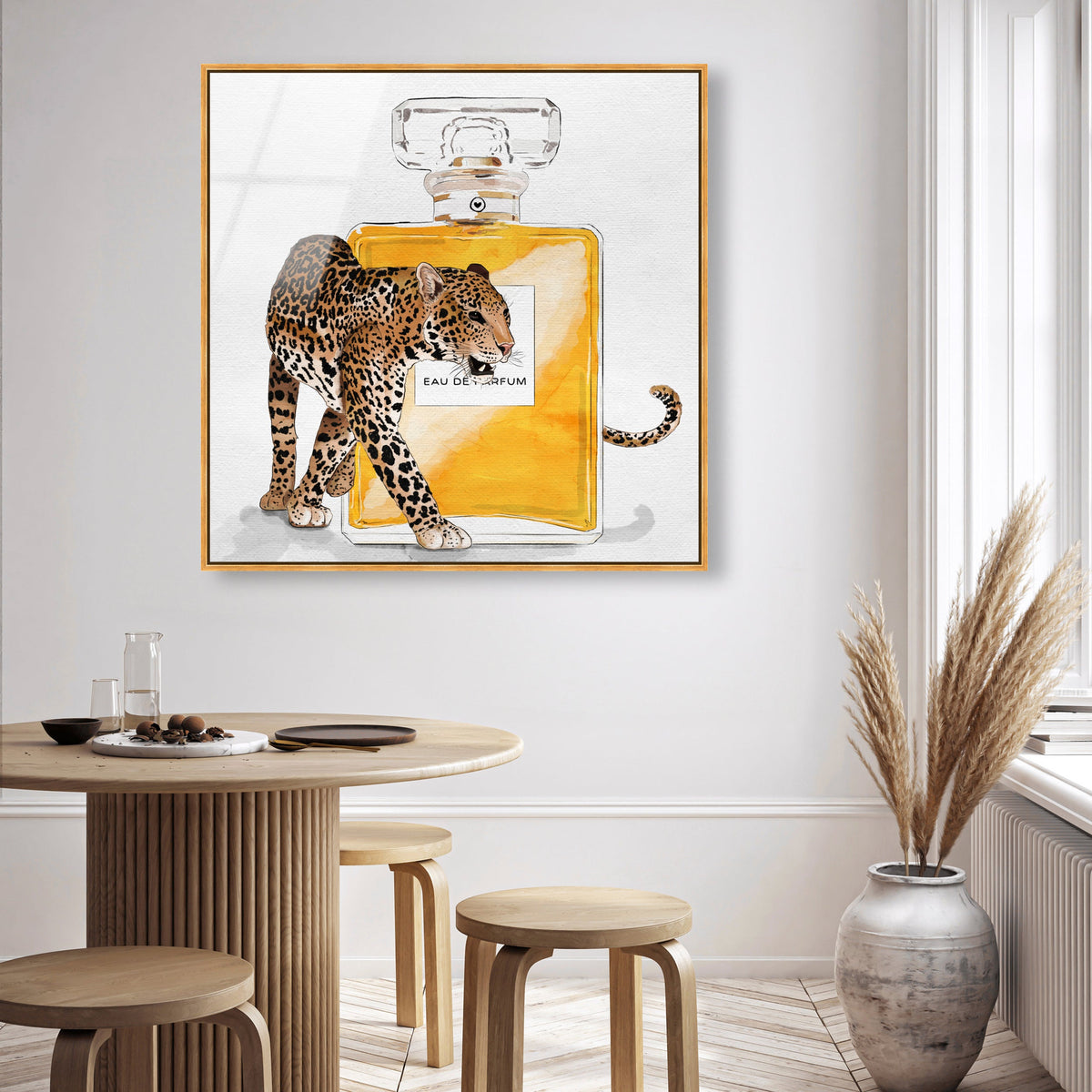 Exotic Perfume Leopard | Leopard Fashion Wall Art by Oliver Gal