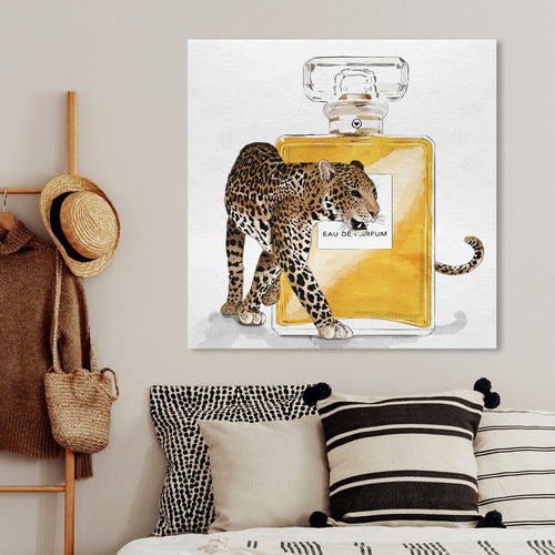 Exotic Perfume Leopard | Leopard Fashion Wall Art by Oliver Gal