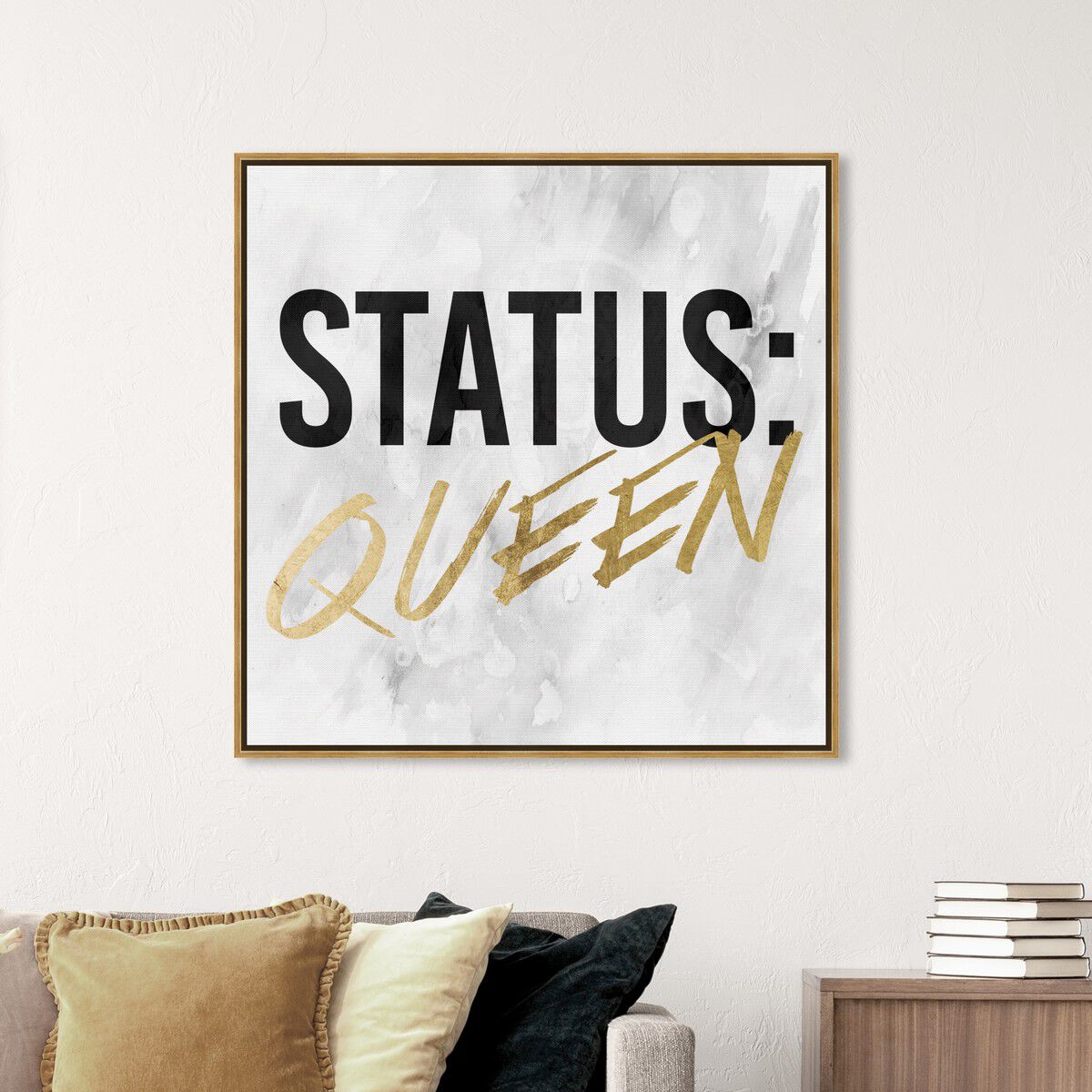 40x40/Framed Canvas/PSGLD