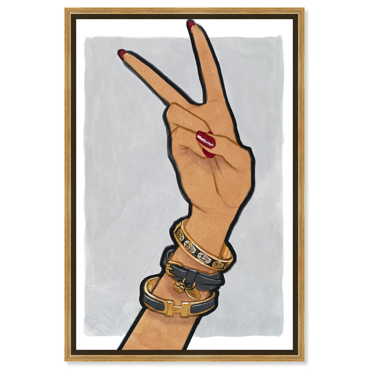 36x54/Framed Canvas/PSGLD