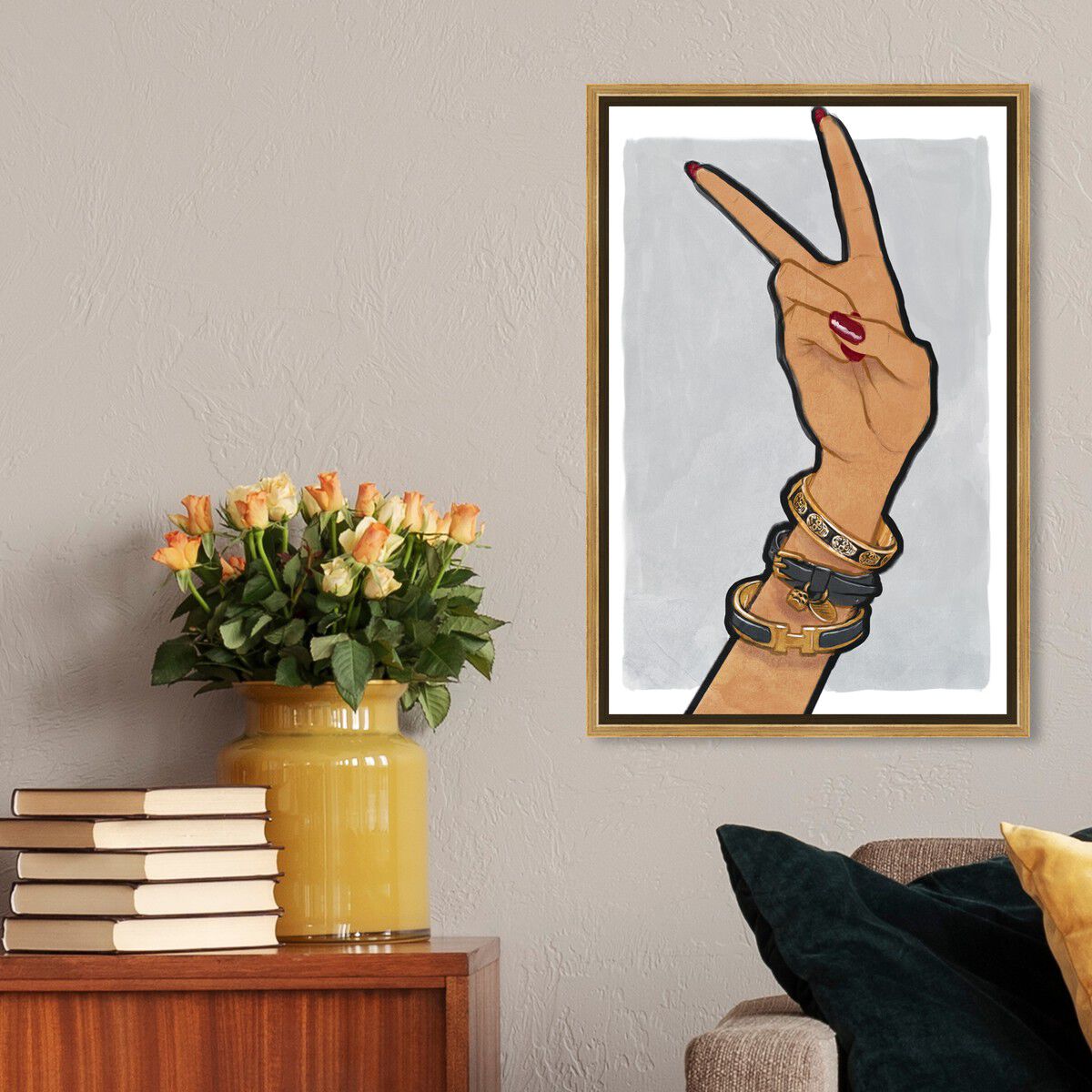 36x54/Framed Canvas/PSGLD