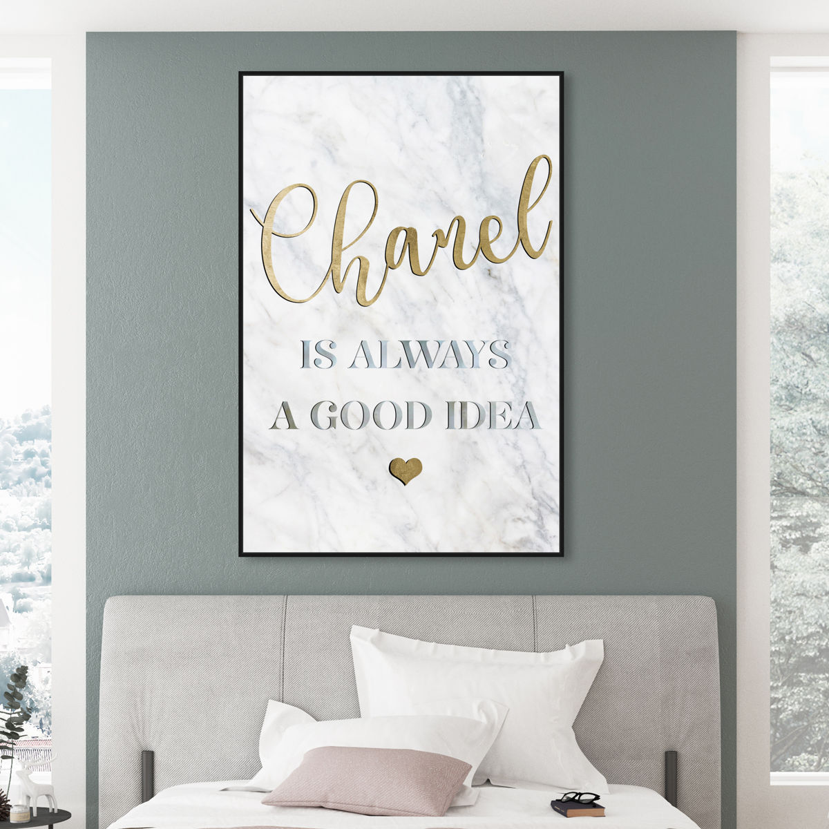 36x54/Framed Canvas/BFL