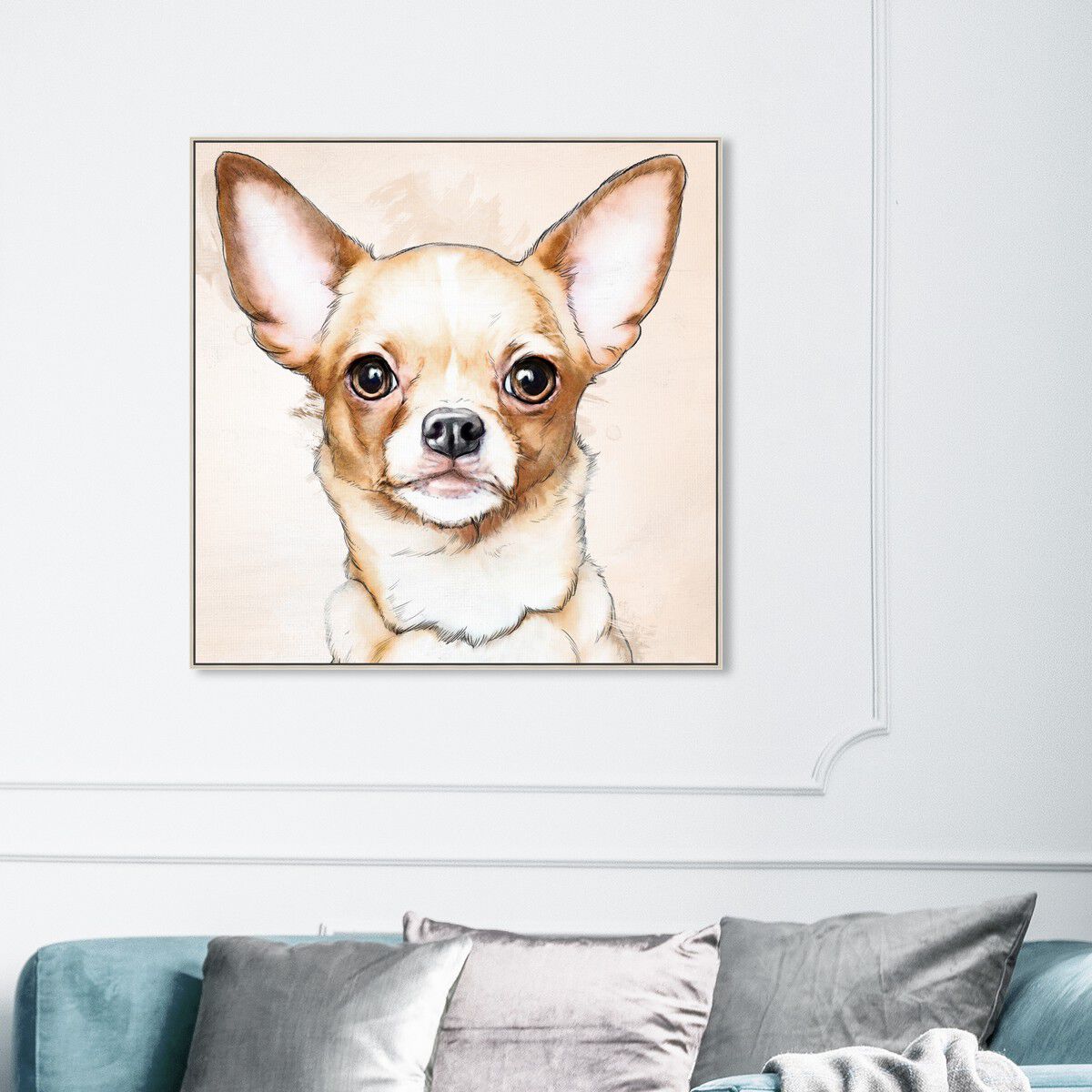 40x40/Framed Canvas/CFL