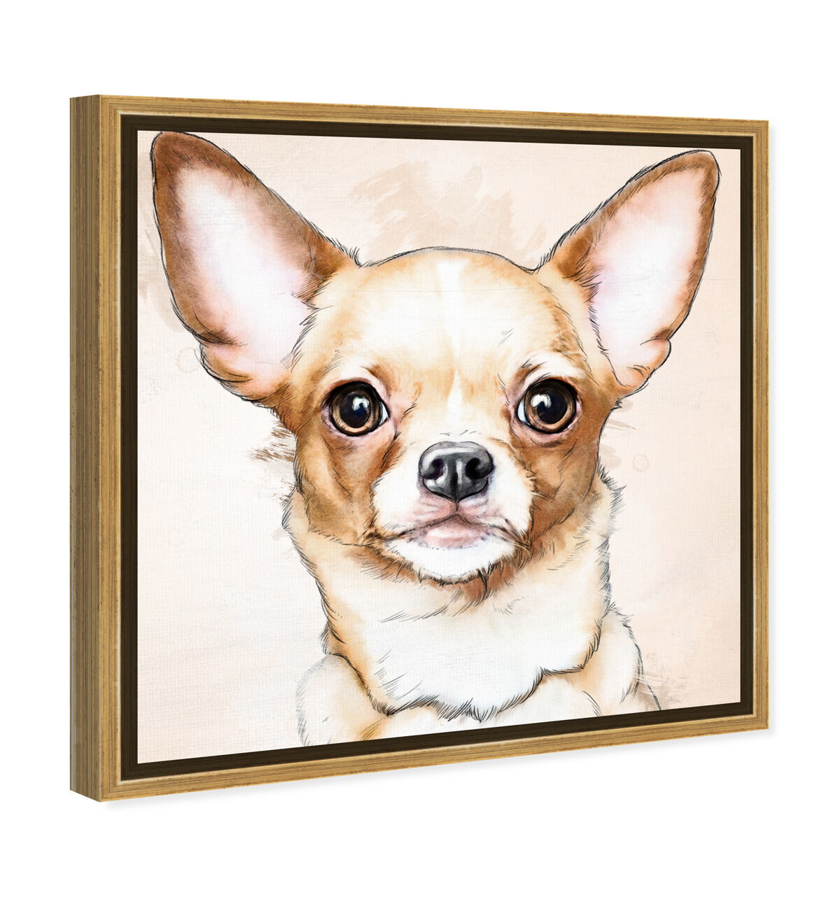 40x40/Framed Canvas/PSGLD