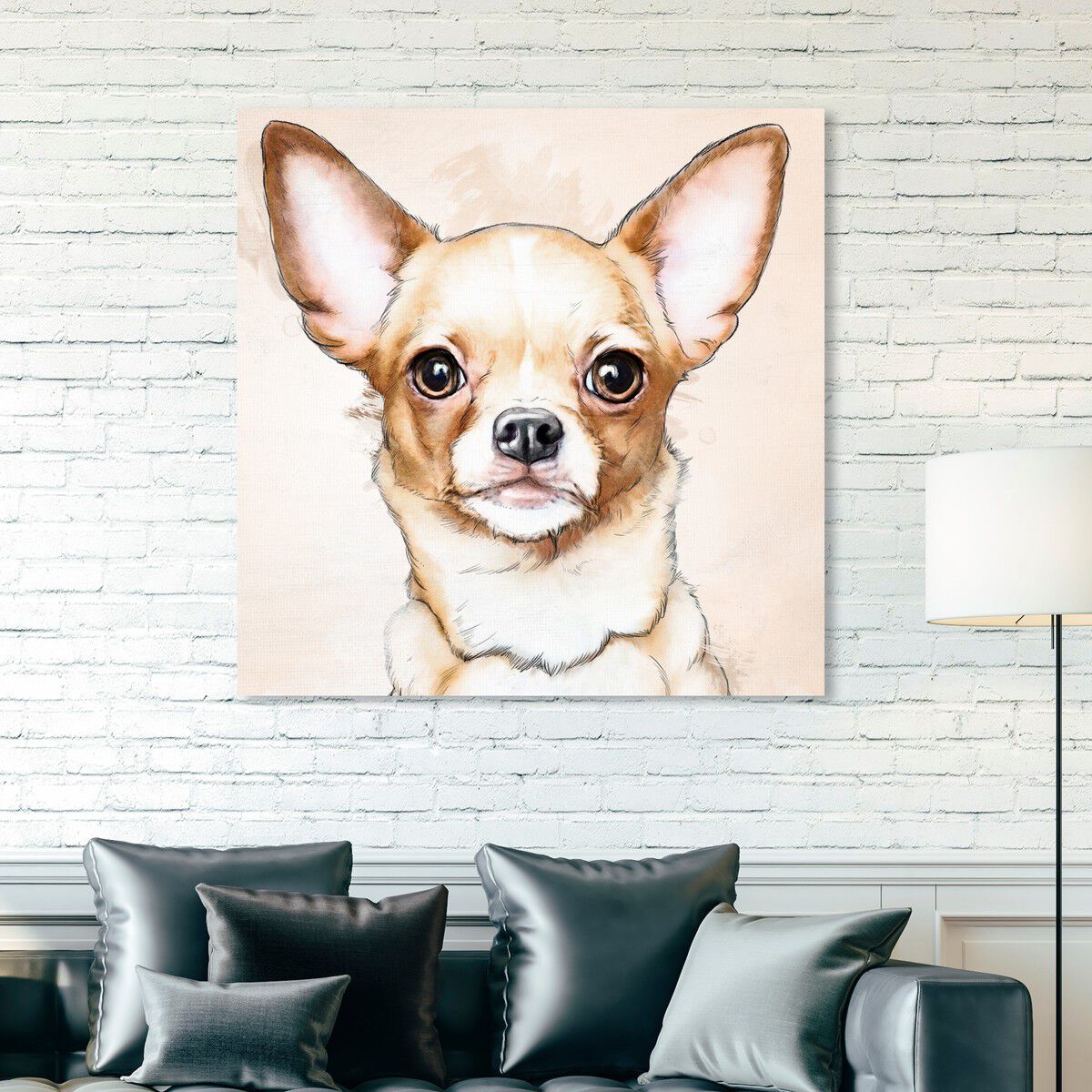 Chihuahua Watercolor | By Oliver Gal