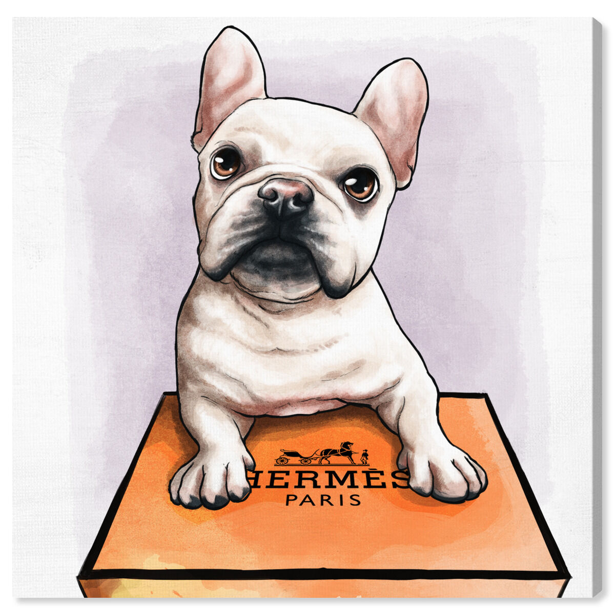 Treasure Box Frenchie | By Oliver Gal