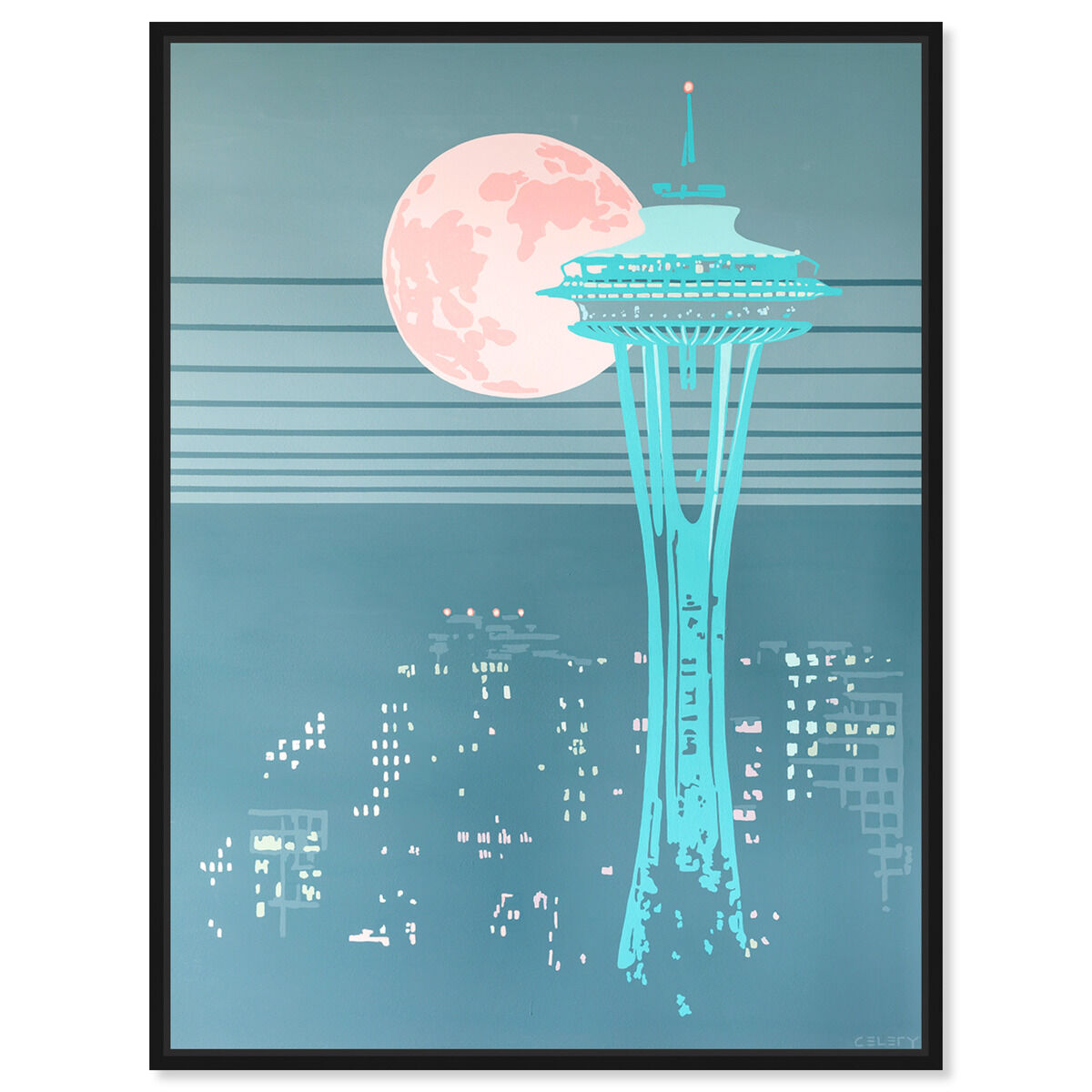 36x54/Framed Canvas/BFL