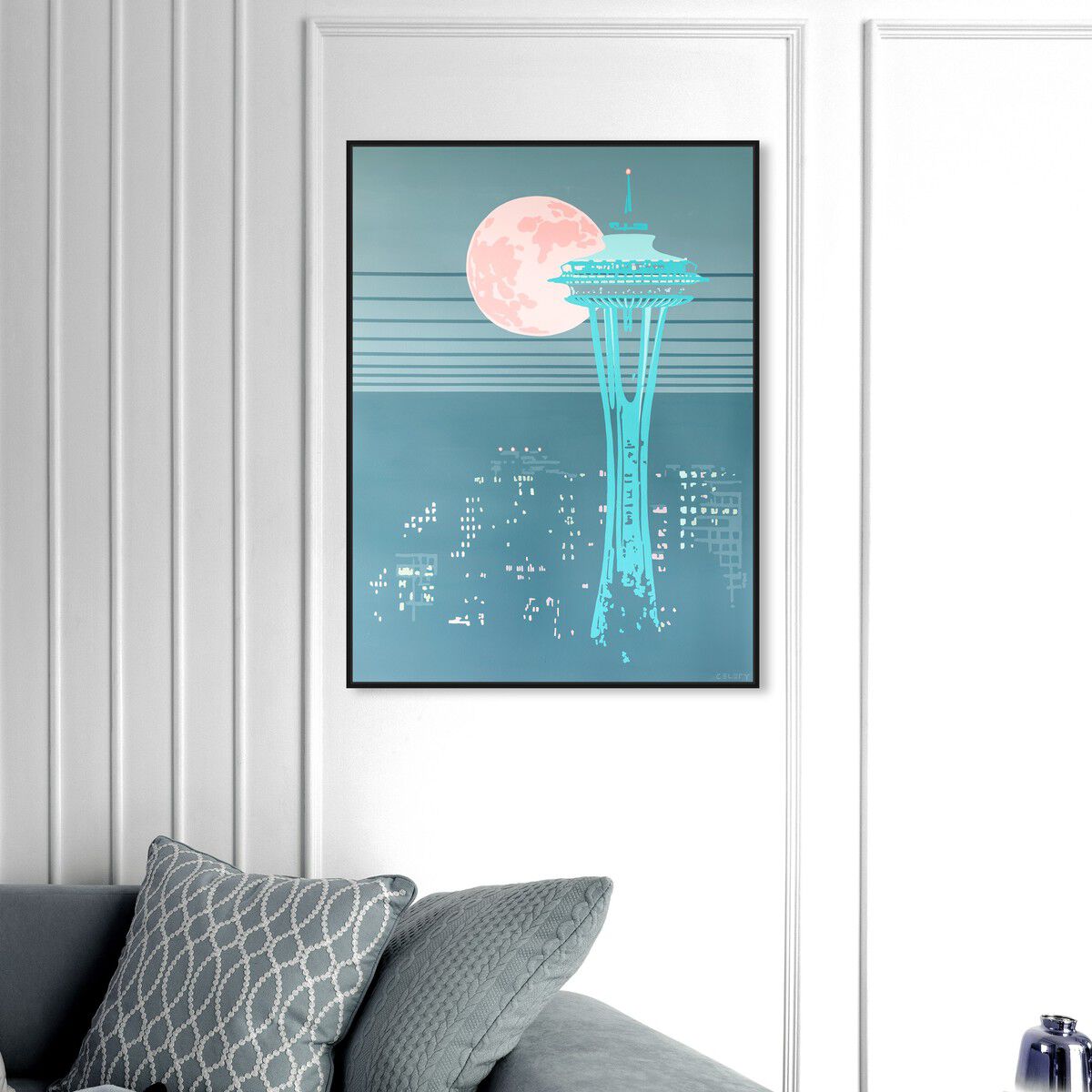 36x54/Framed Canvas/BFL