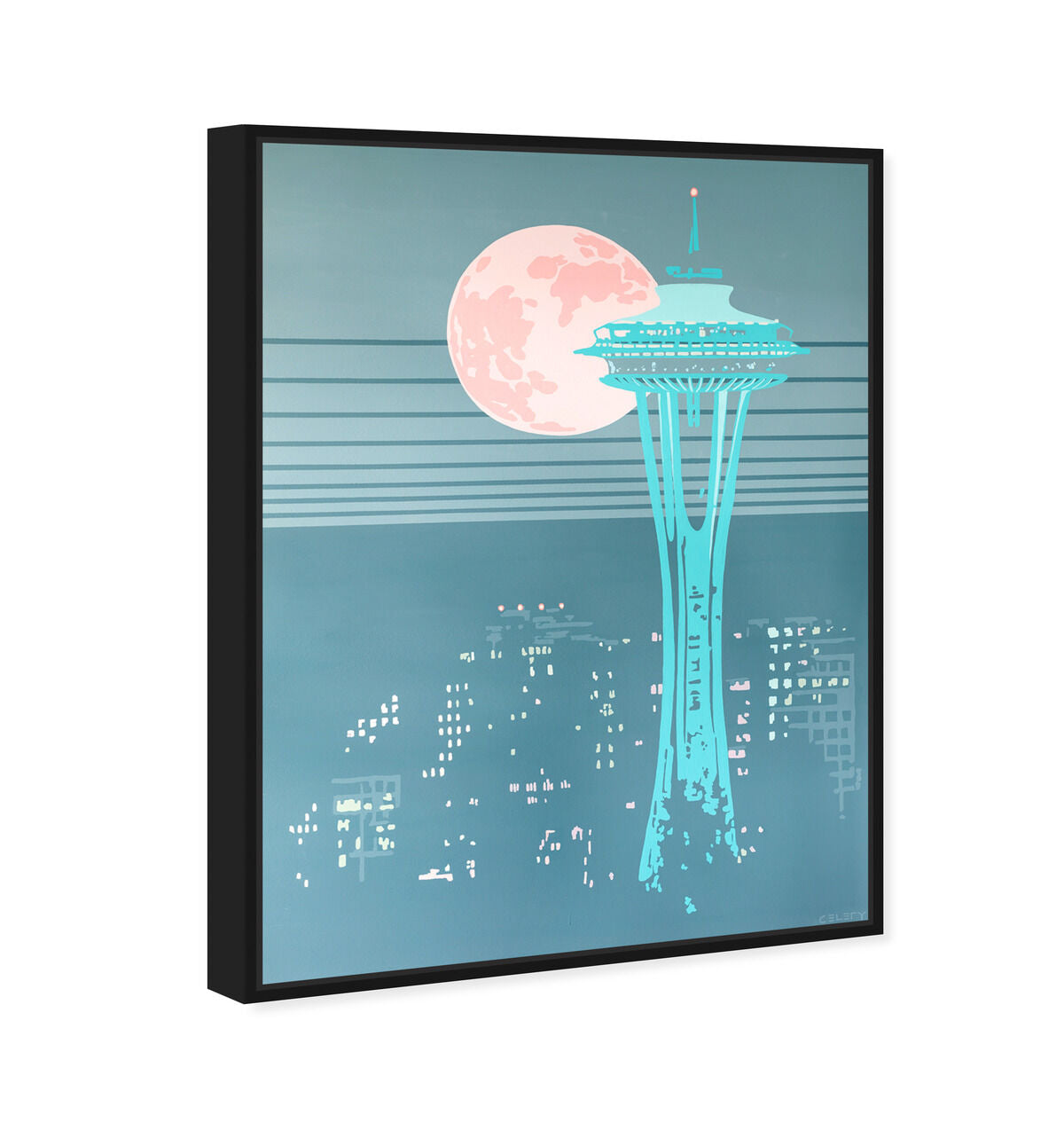 36x54/Framed Canvas/BFL