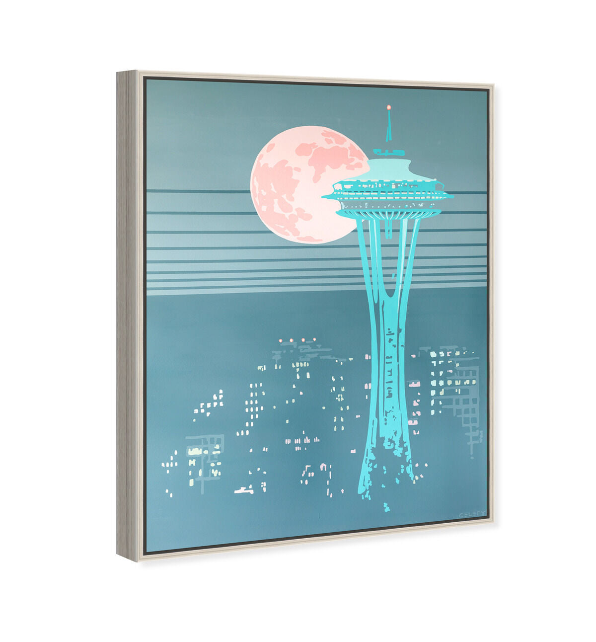36x54/Framed Canvas/CFL