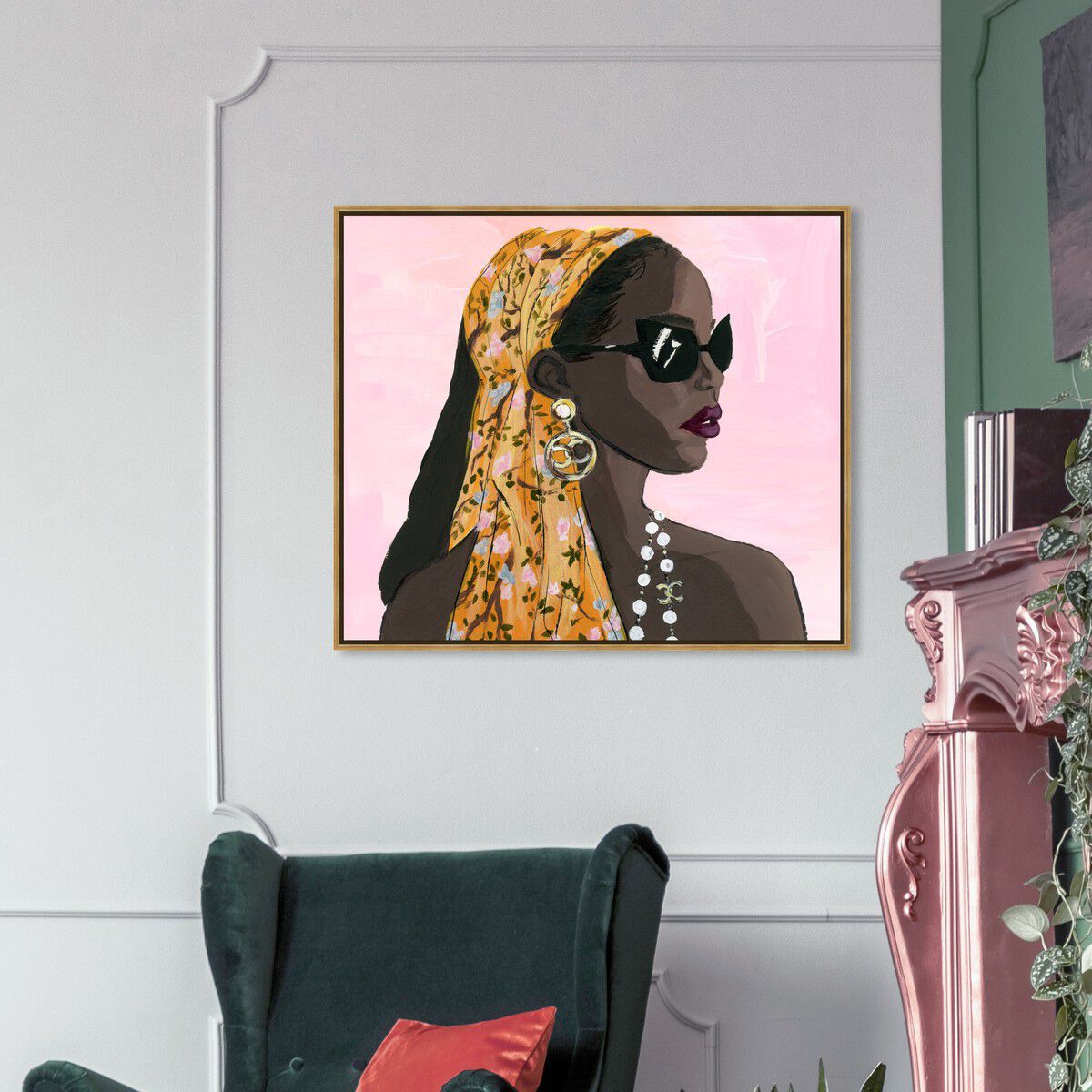 45x36/Framed Canvas/PSGLD