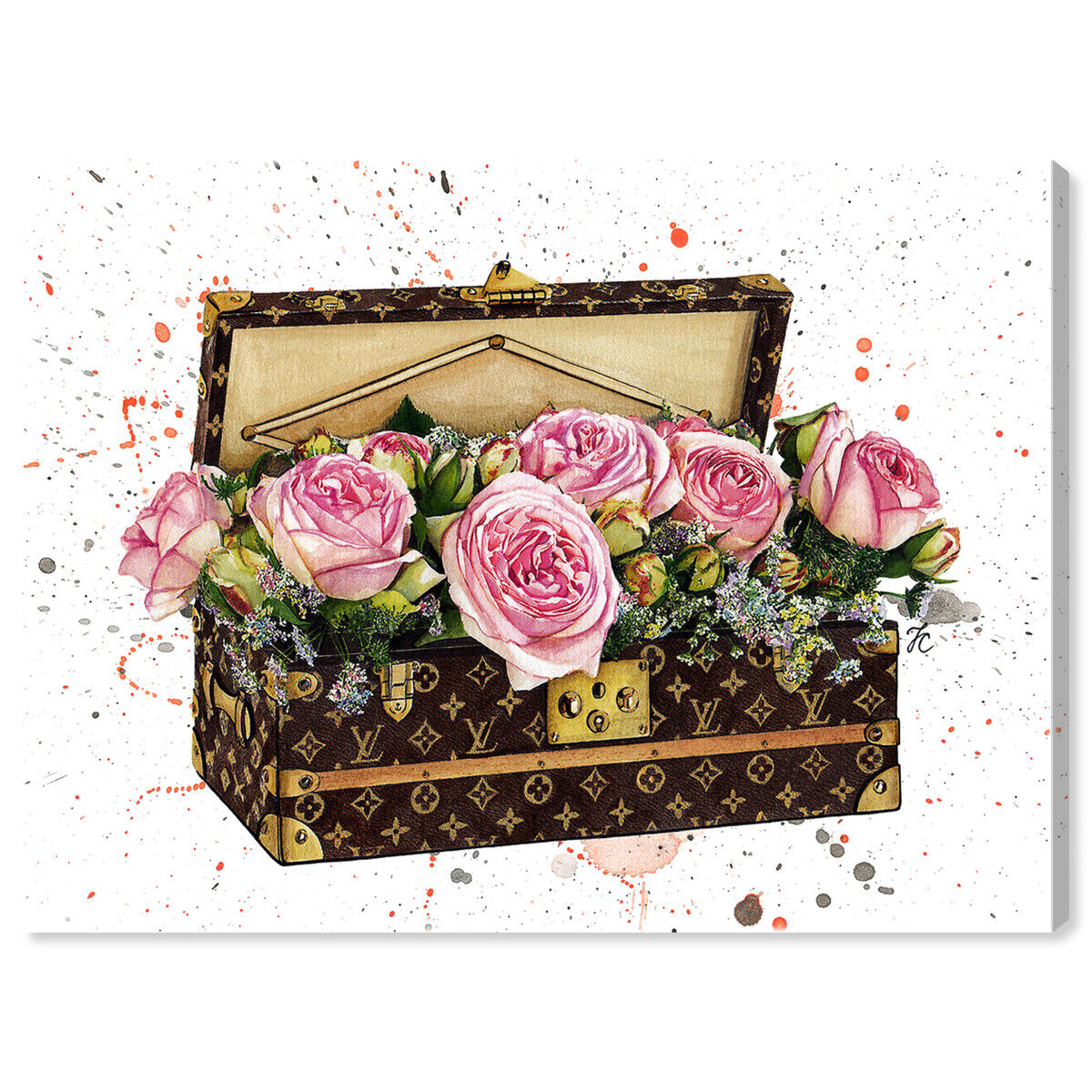 Doll Memories - Trunk of Roses | Fashion and Glam Wall Art by