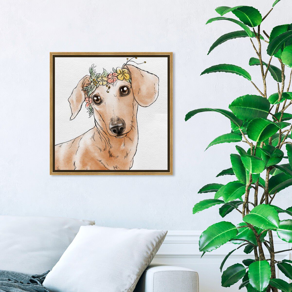 40x40/Framed Canvas/PSGLD