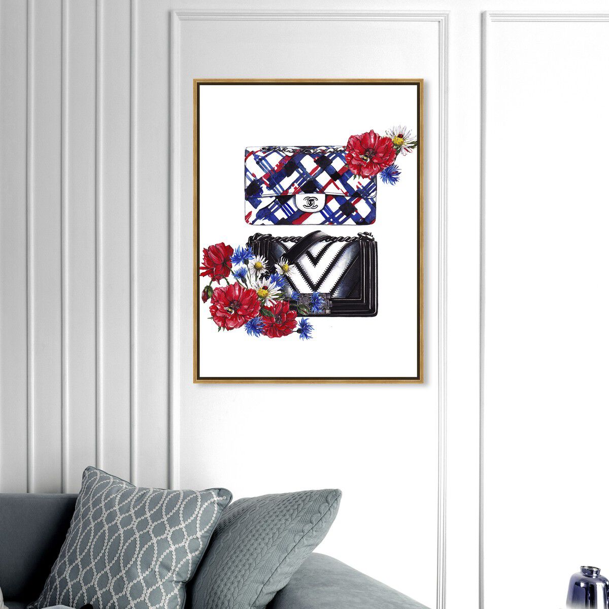 36x54/Framed Canvas/PSGLD