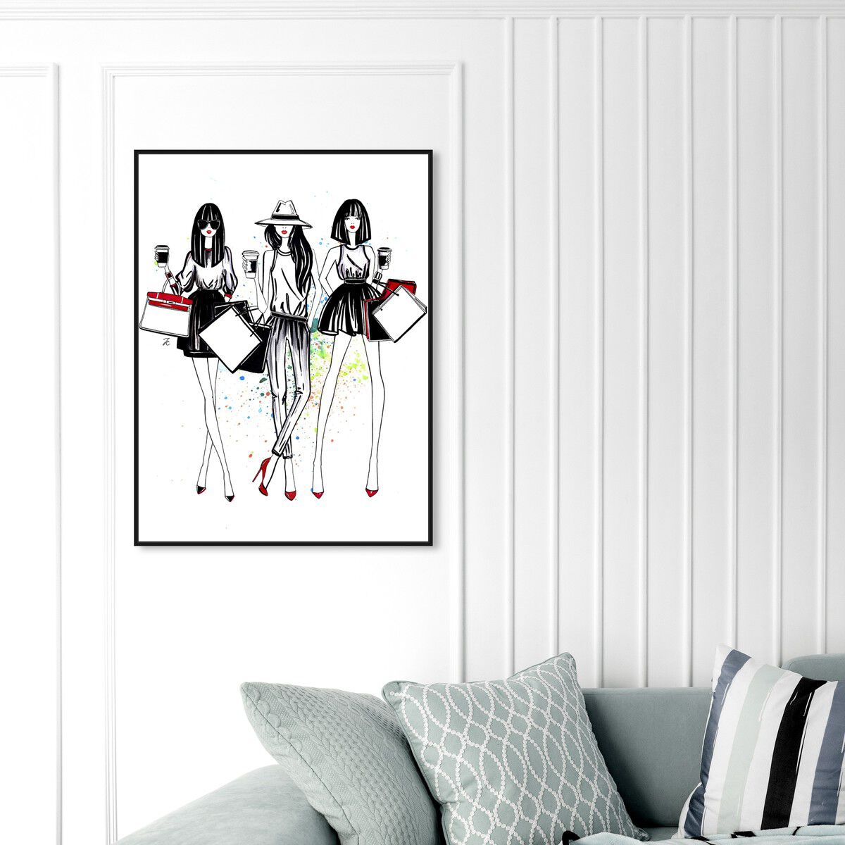 36x54/Framed Canvas/BFL