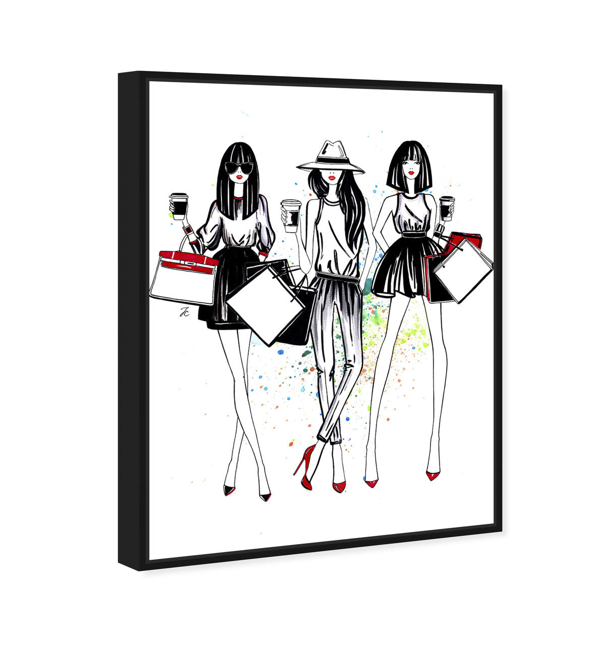 36x54/Framed Canvas/BFL