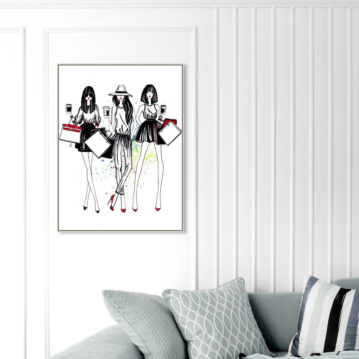 36x54/Framed Canvas/CFL