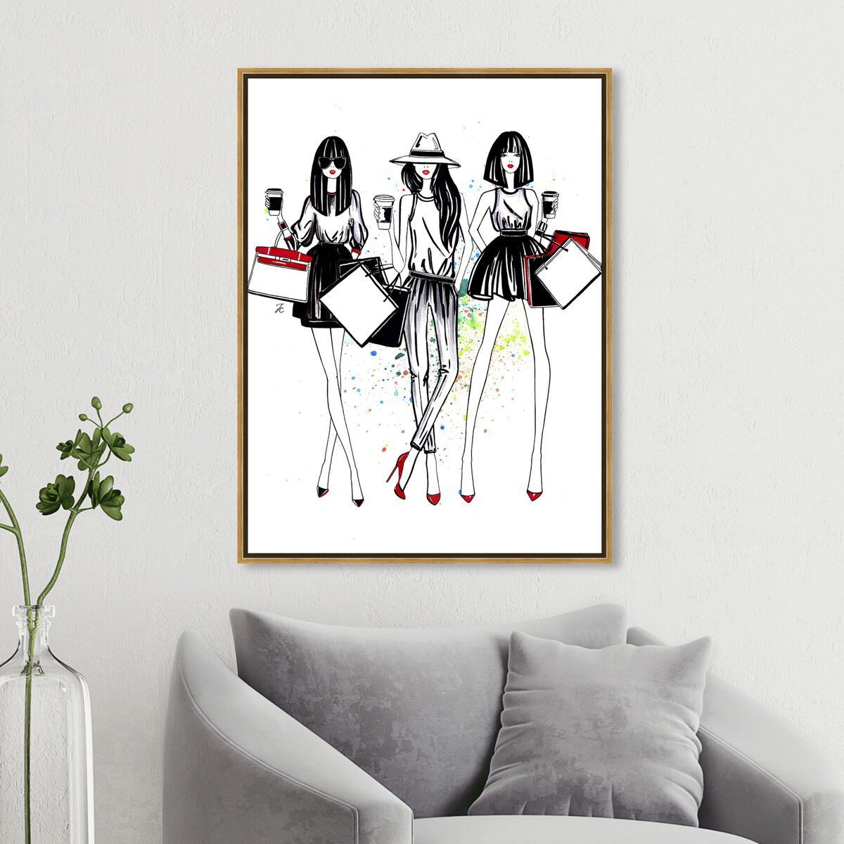 36x54/Framed Canvas/PSGLD