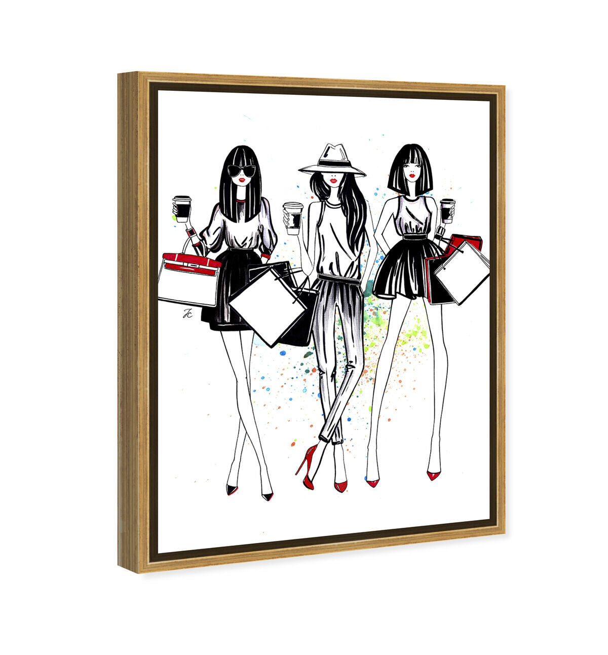 36x54/Framed Canvas/PSGLD