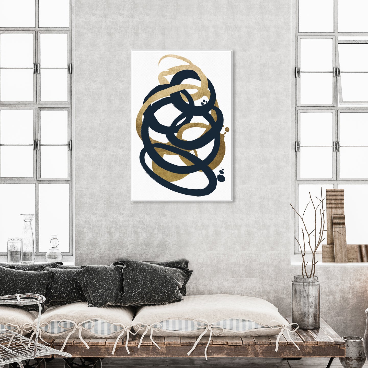 36x54/Museum Grade Canvas/WFL/Gold Leaf