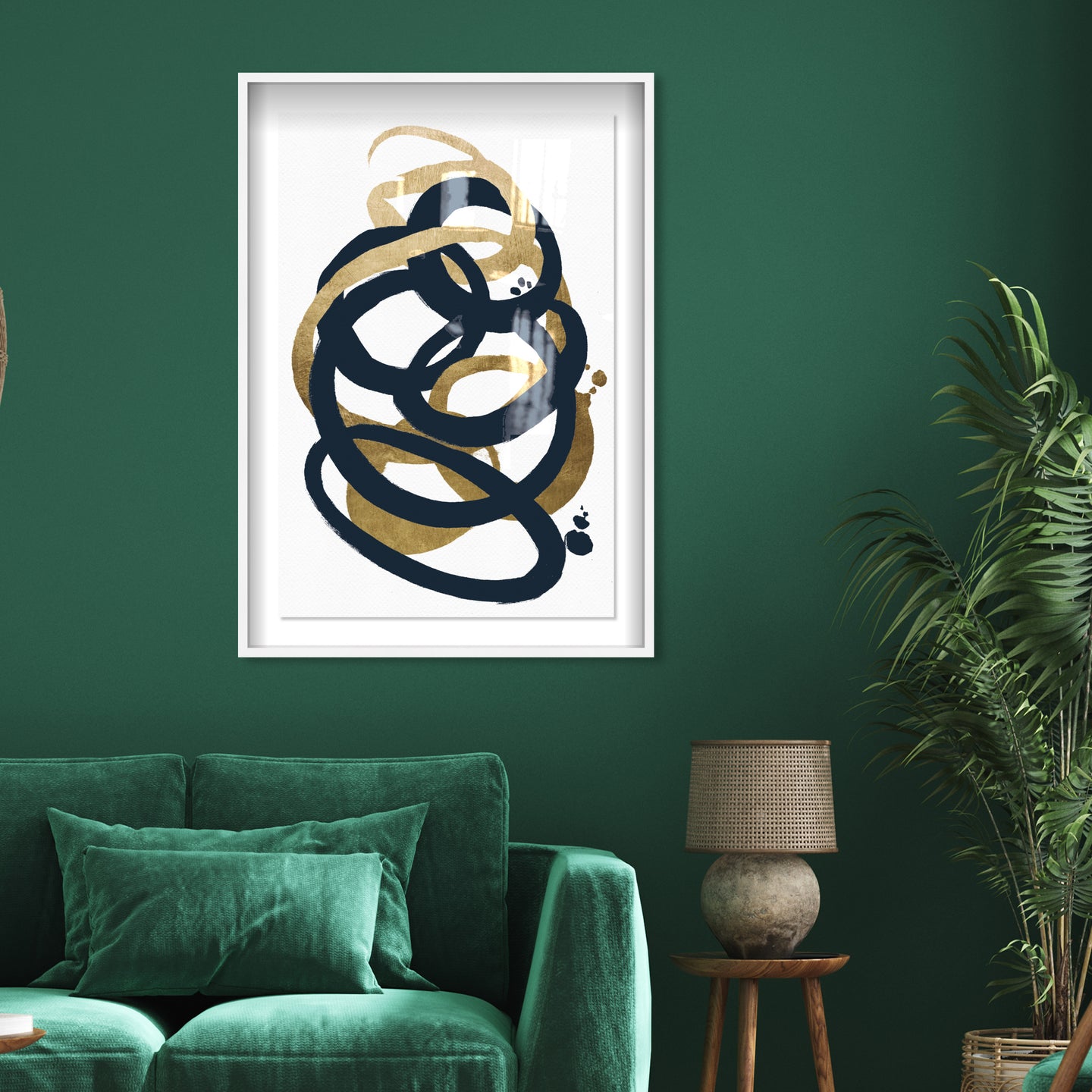 36x54/Shadowbox/SBW/Gold Leaf