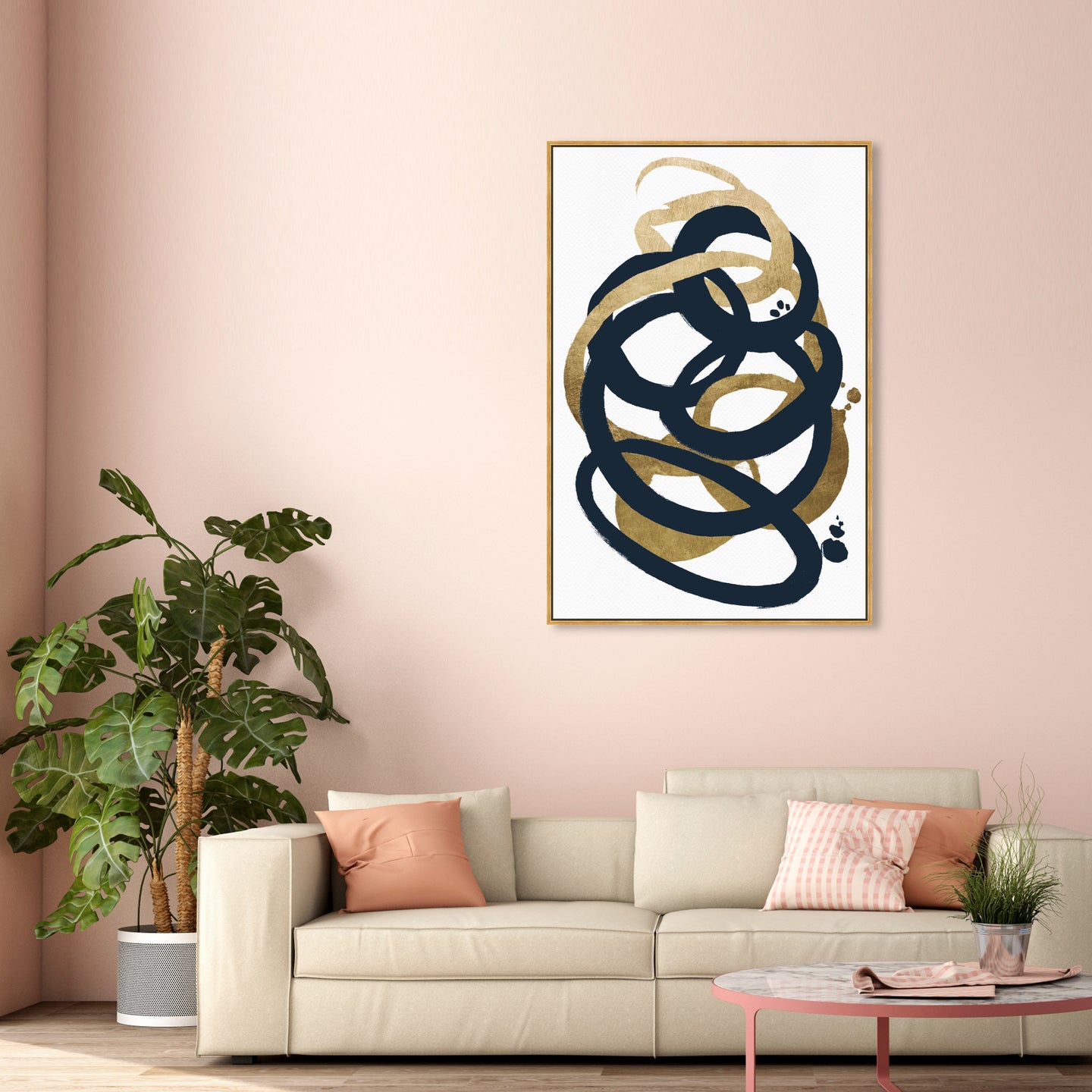 36x54/Museum Grade Canvas/PSGLD/Gold Leaf
