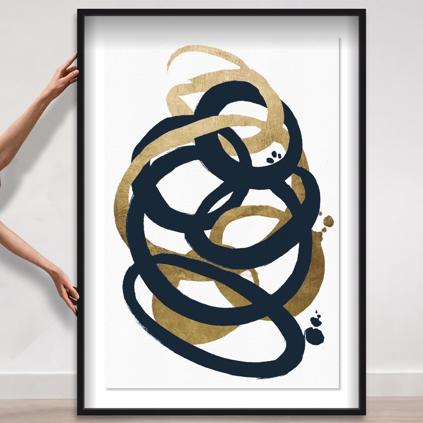 36x54/Shadowbox/SBB/Gold Leaf