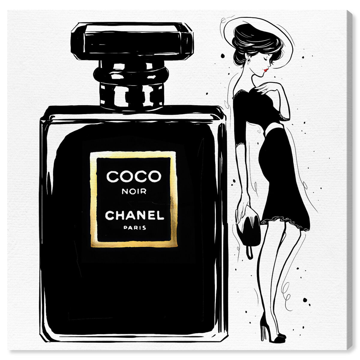 新品 オリバーガル Noir Fashionista Noir Fashionista | Fashion and Glam Wall Art by Oliver Gal