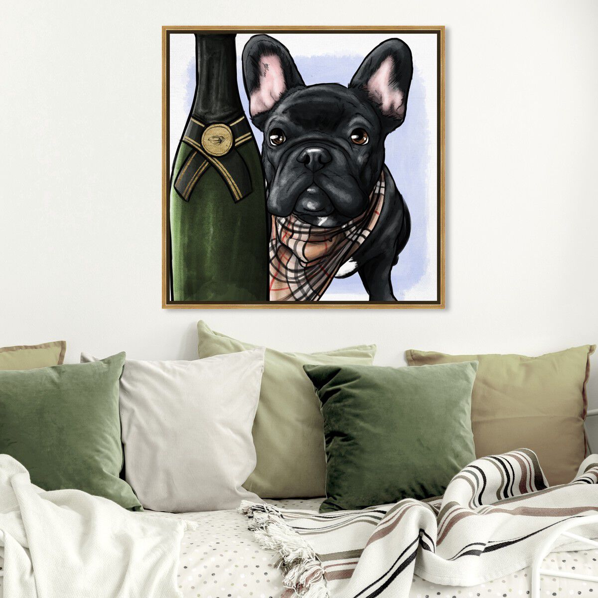40x40/Framed Canvas/PSGLD