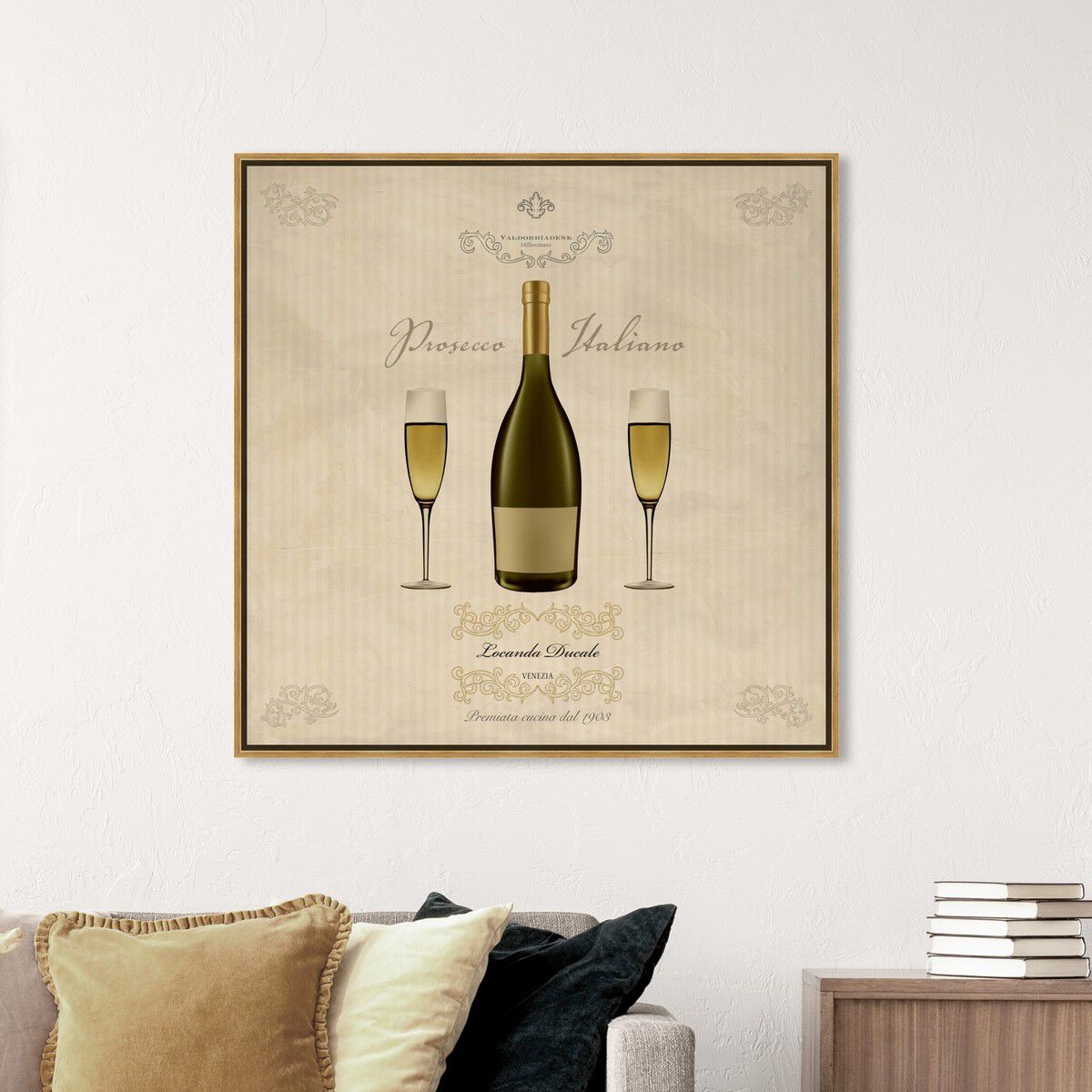 40x40/Framed Canvas/PSGLD