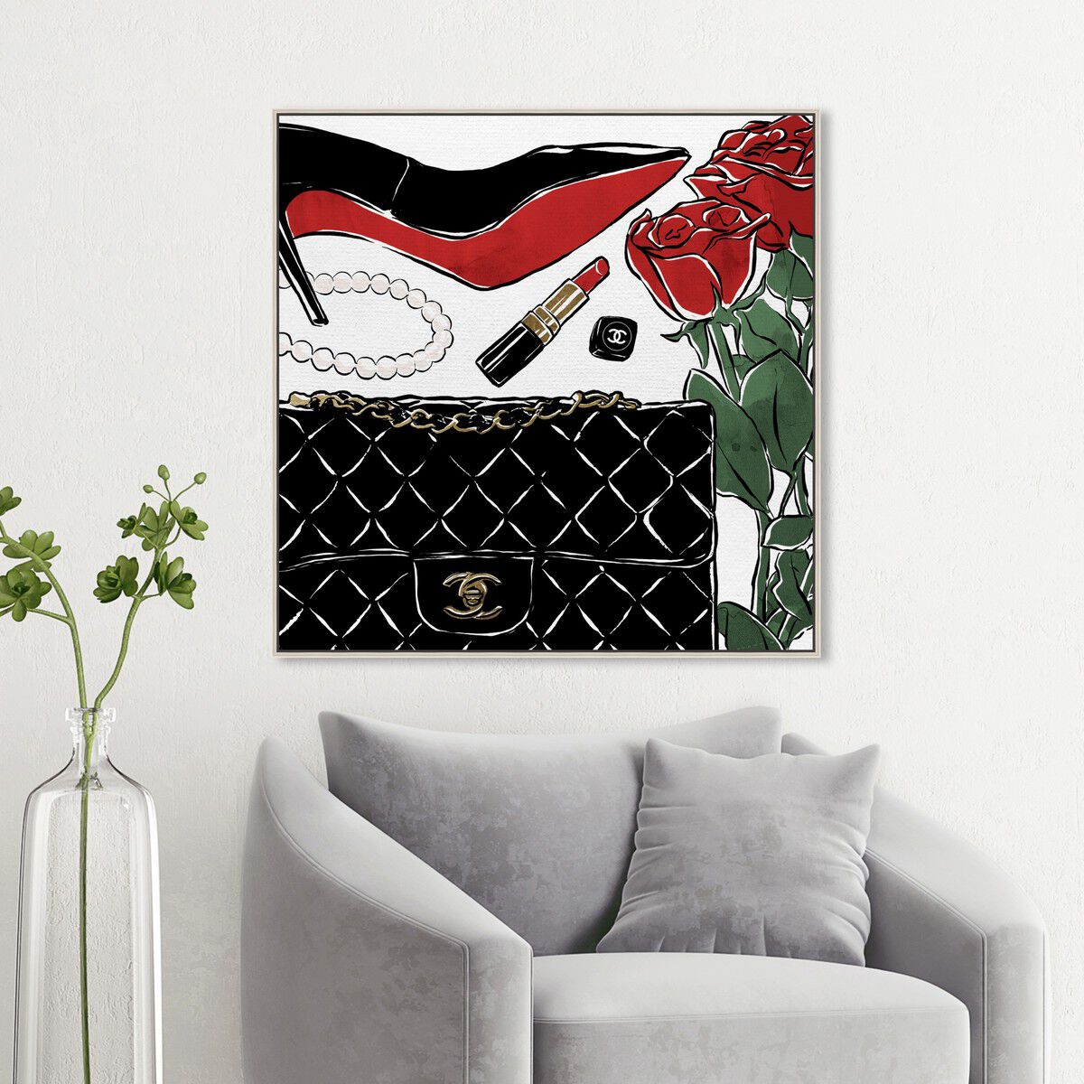 40x40/Framed Canvas/CFL