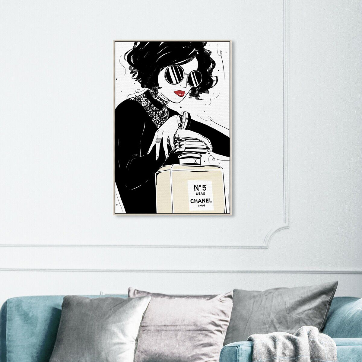 36x54/Framed Canvas/CFL