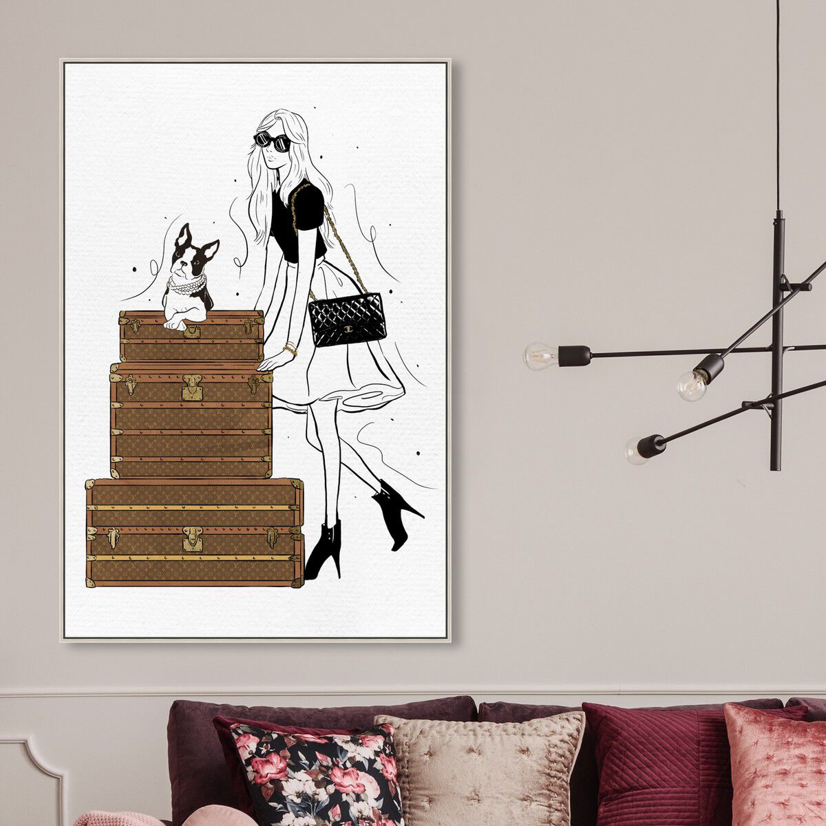 36x54/Framed Canvas/CFL