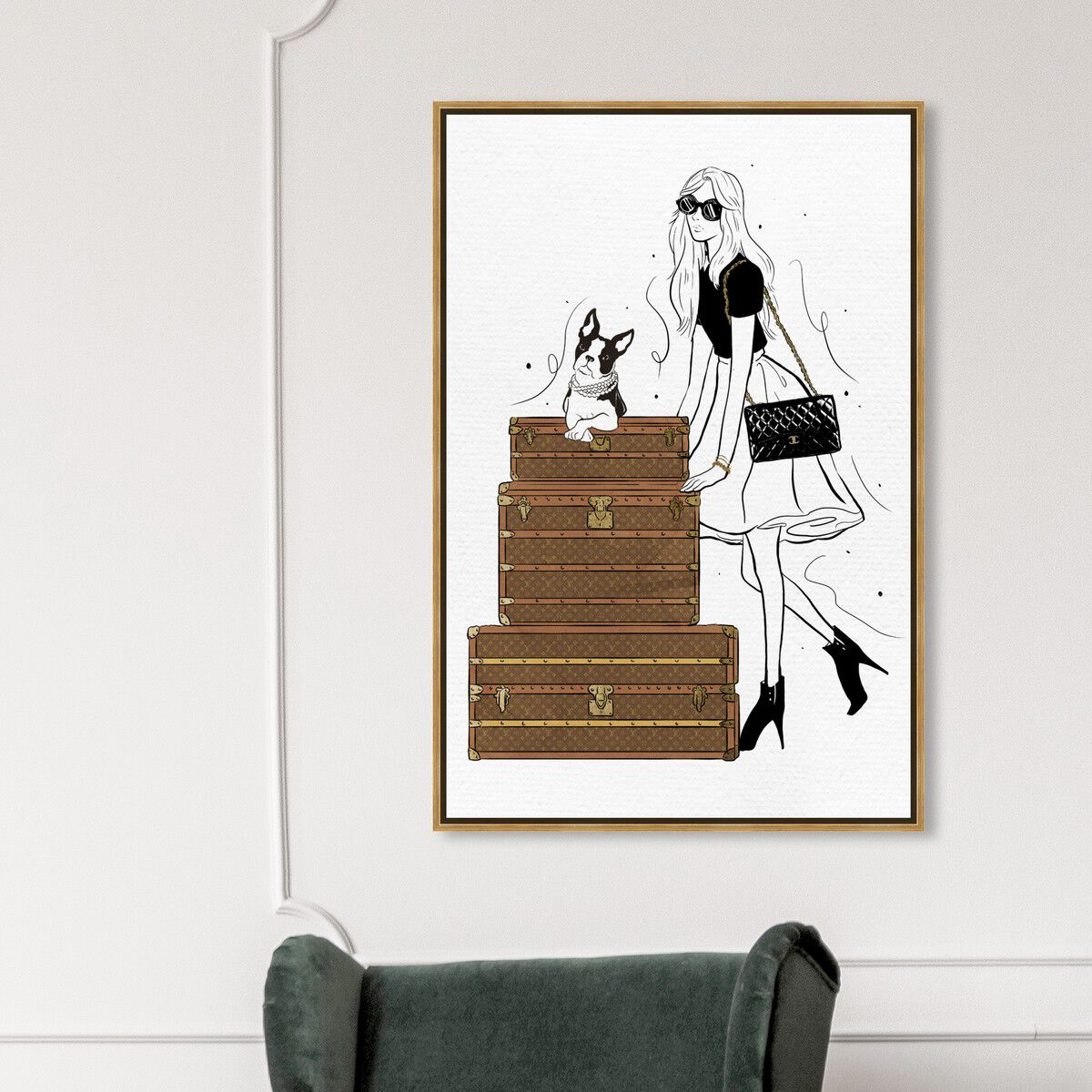 36x54/Framed Canvas/PSGLD
