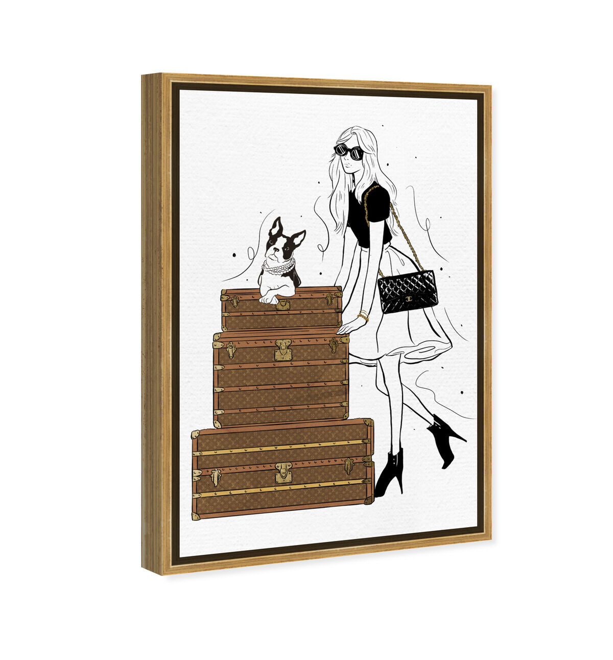 36x54/Framed Canvas/PSGLD