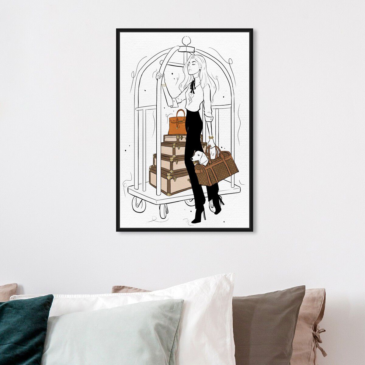 36x54/Framed Canvas/BFL