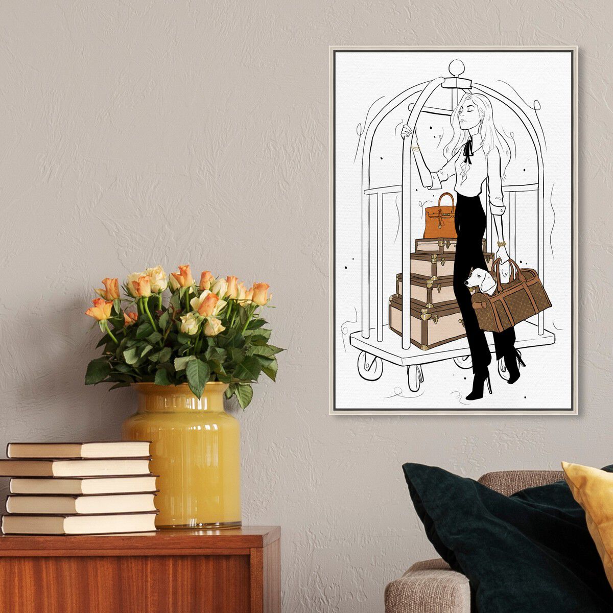 36x54/Framed Canvas/CFL